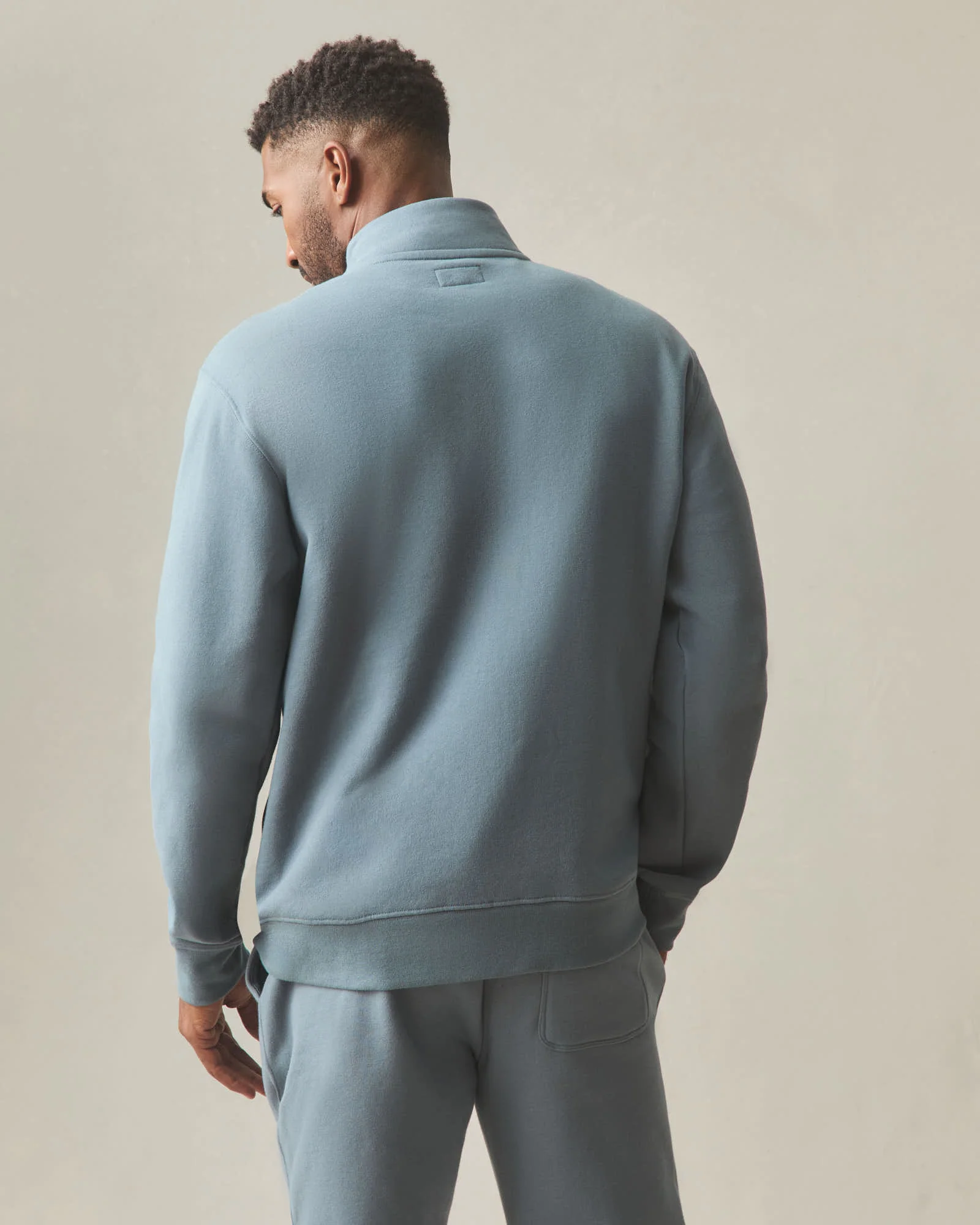 Men's Midweight Half Zip - Stormy Weather - Image 4