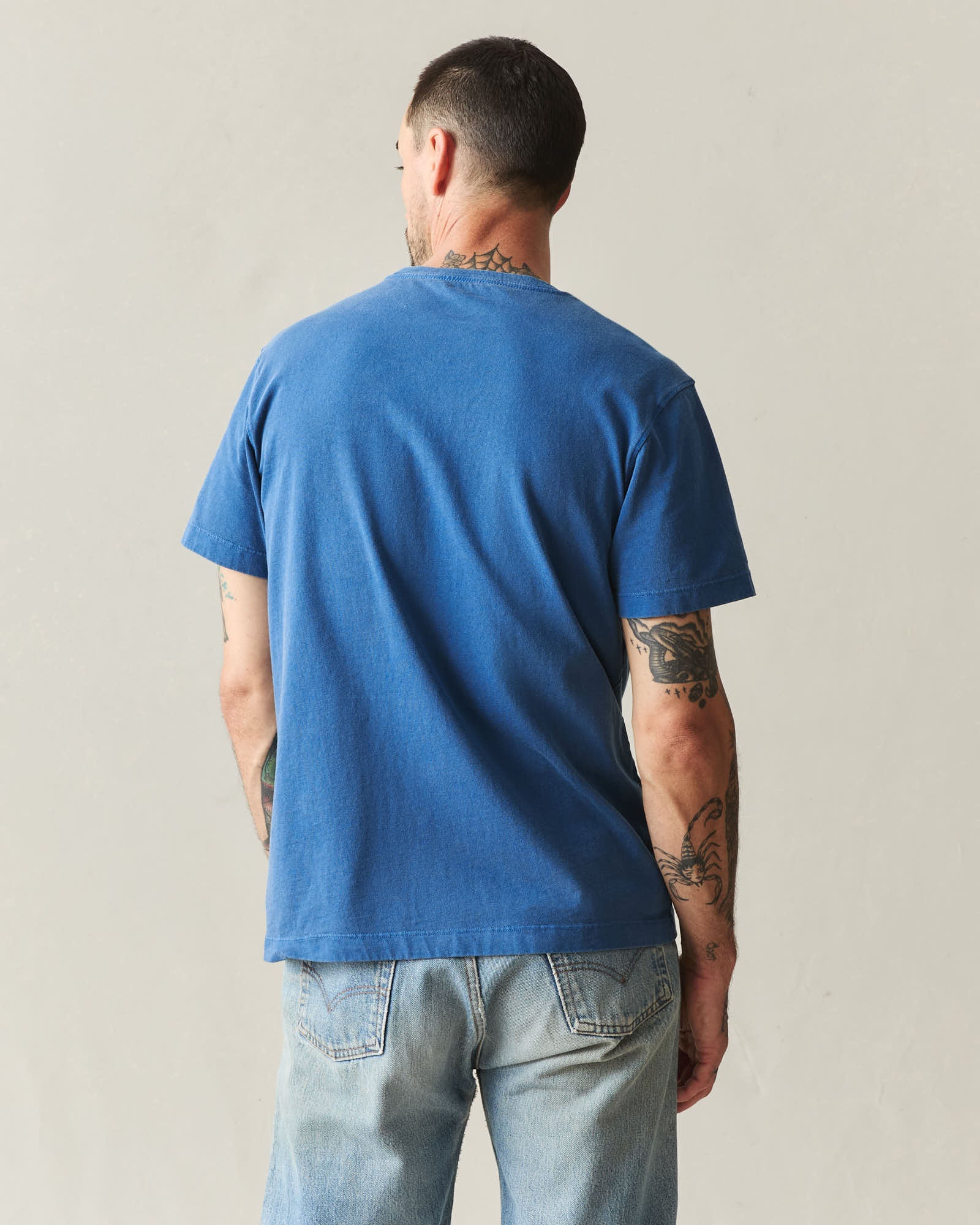 Men's Midweight Tee - Estate Blue - Image 3