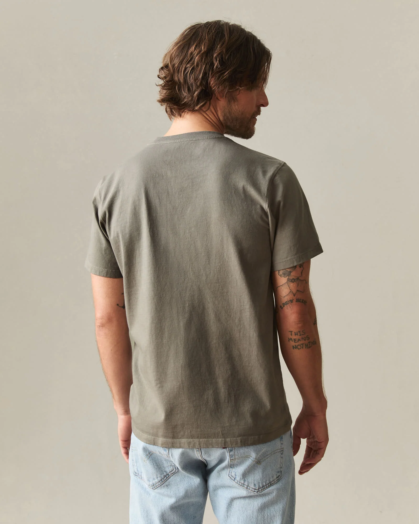 Men's Midweight Tee - Sea Turtle - Image 2