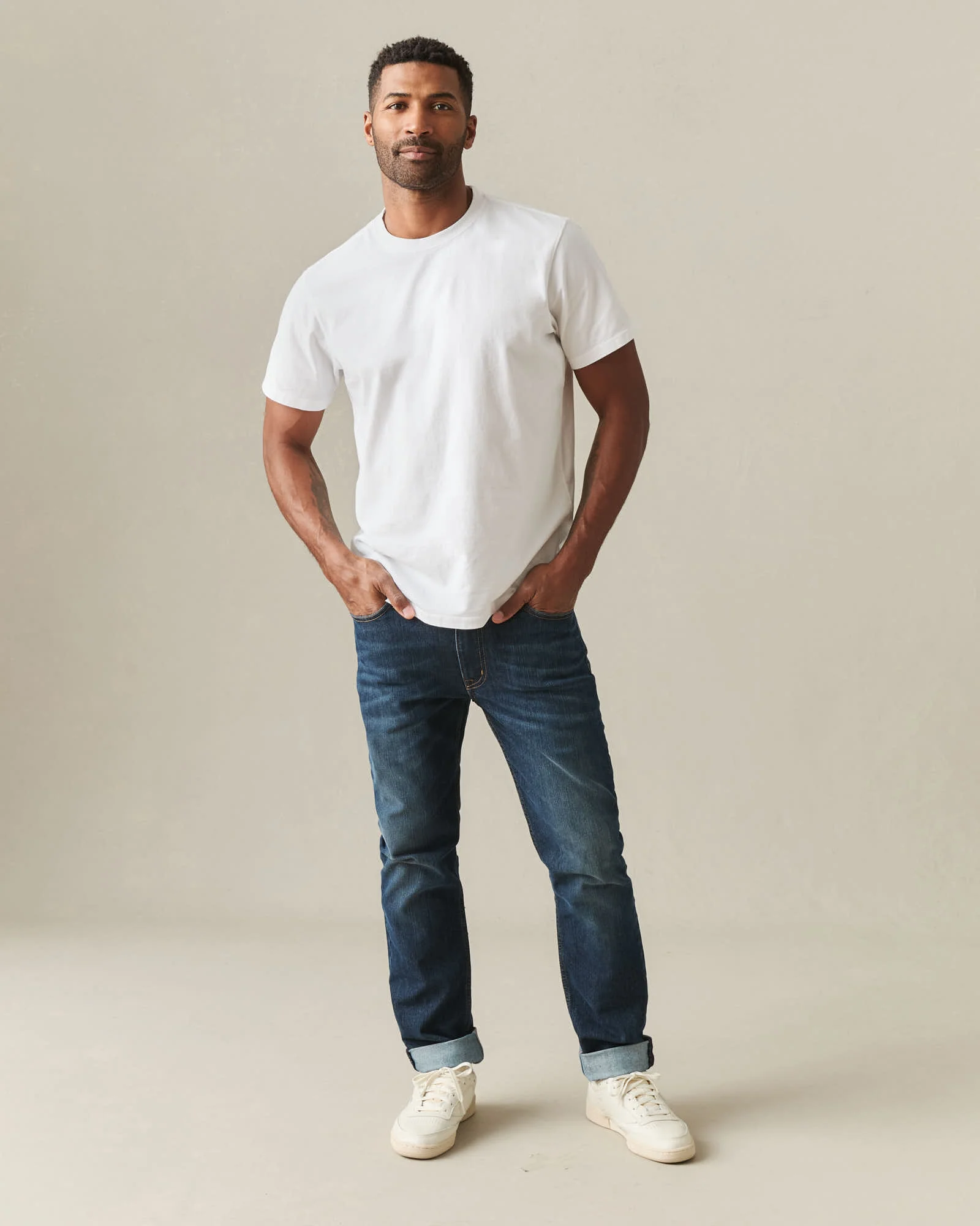 Men's Midweight Tee - White - Image 6