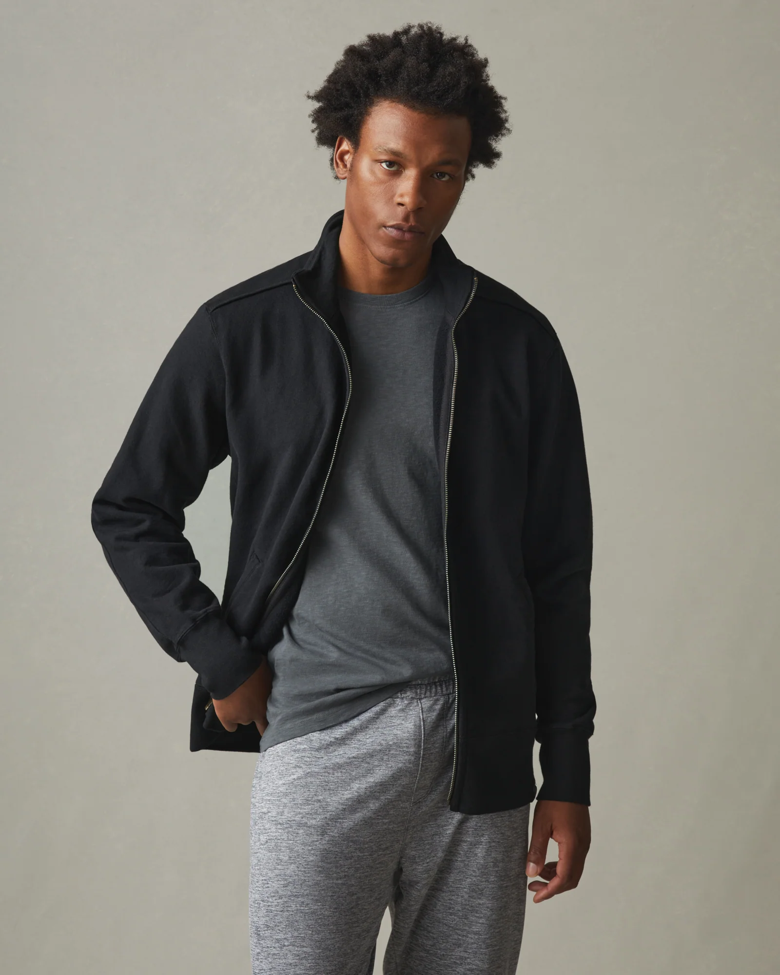 Men's Moto Full Zip - Meteorite - Image 6