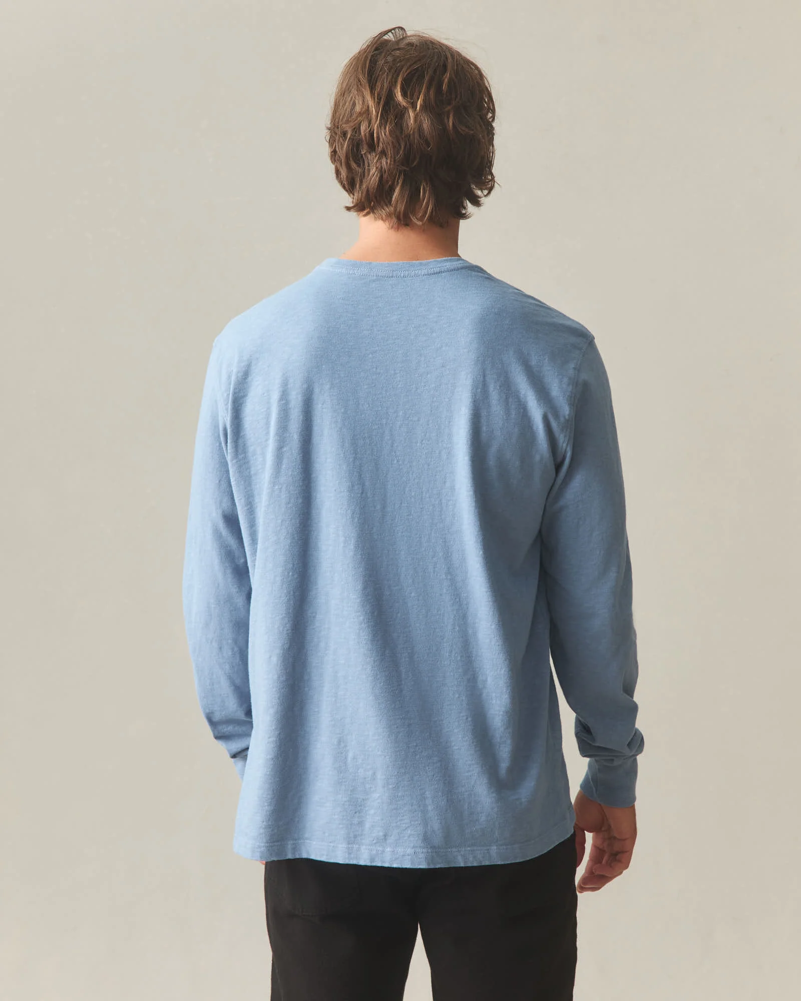 Men's Premium Slub Crew Tee Long Sleeve - Infinity - Image 4