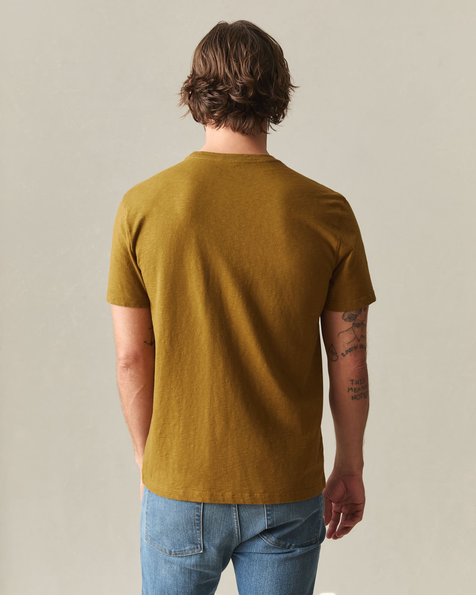 Men's Premium Slub Crew Tee - Tapenade - Image 3