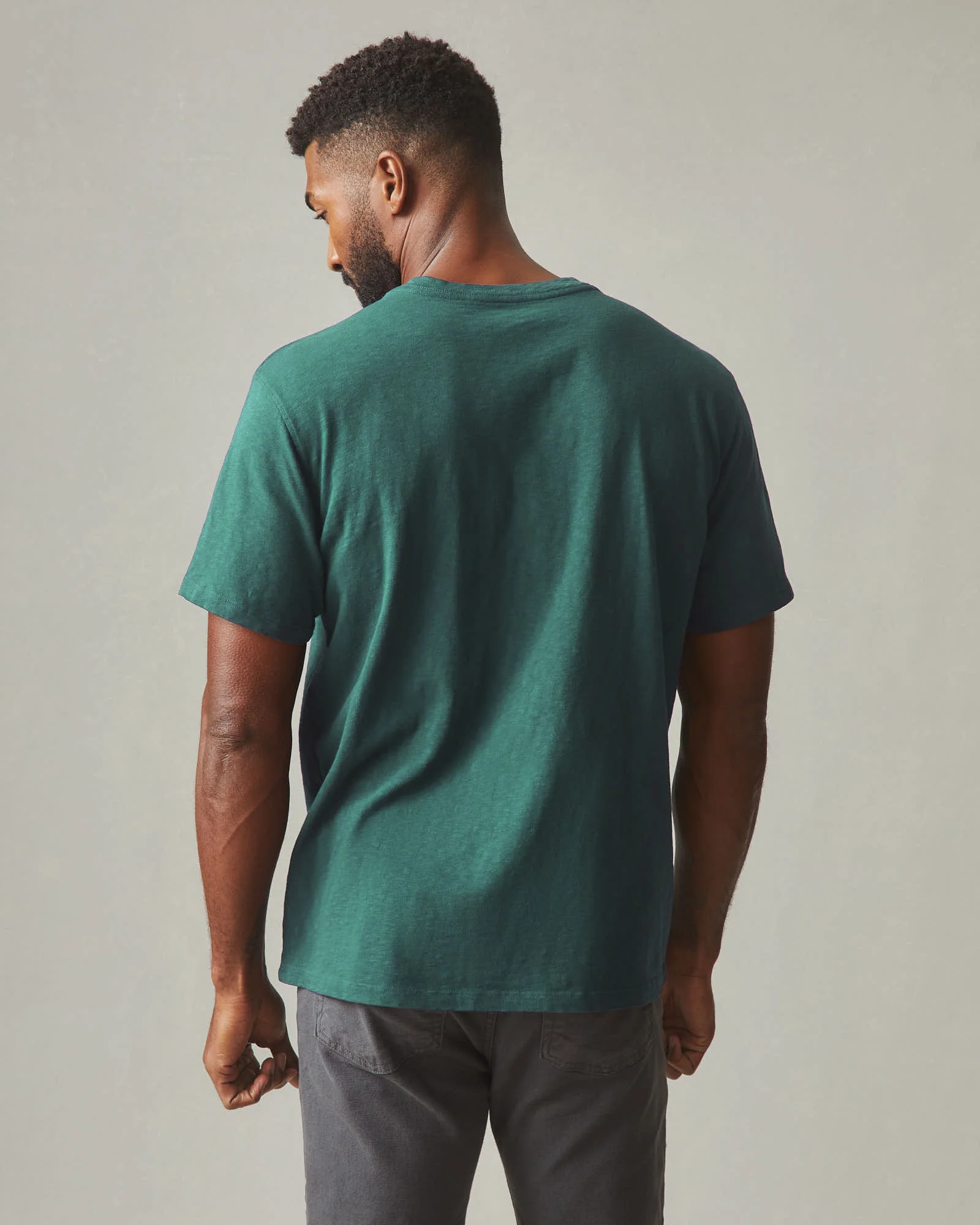 Men's Premium Slub V-Neck Tee - Jasper - Image 2