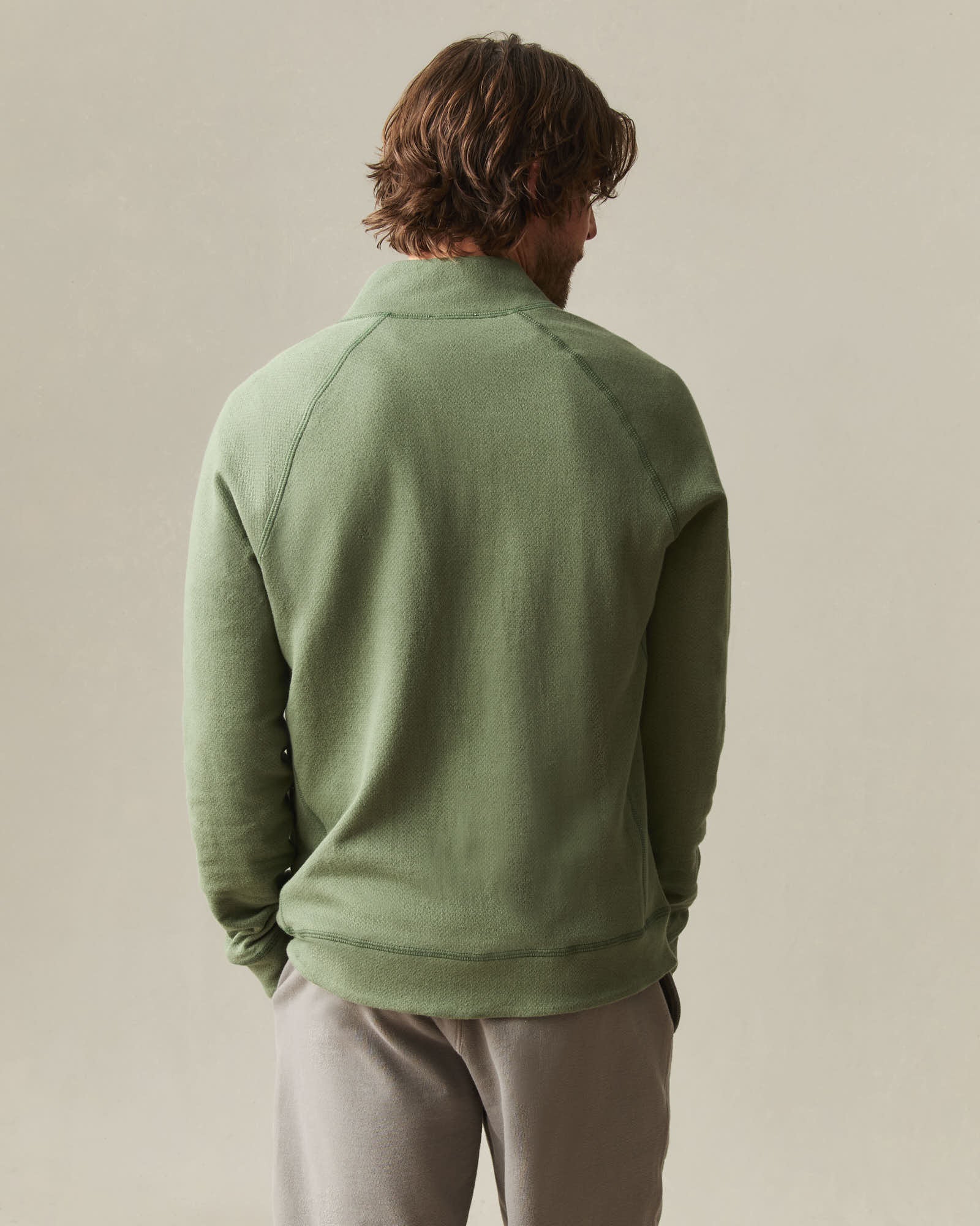 Men's Reversible Half Zip - Olvine - Image 3