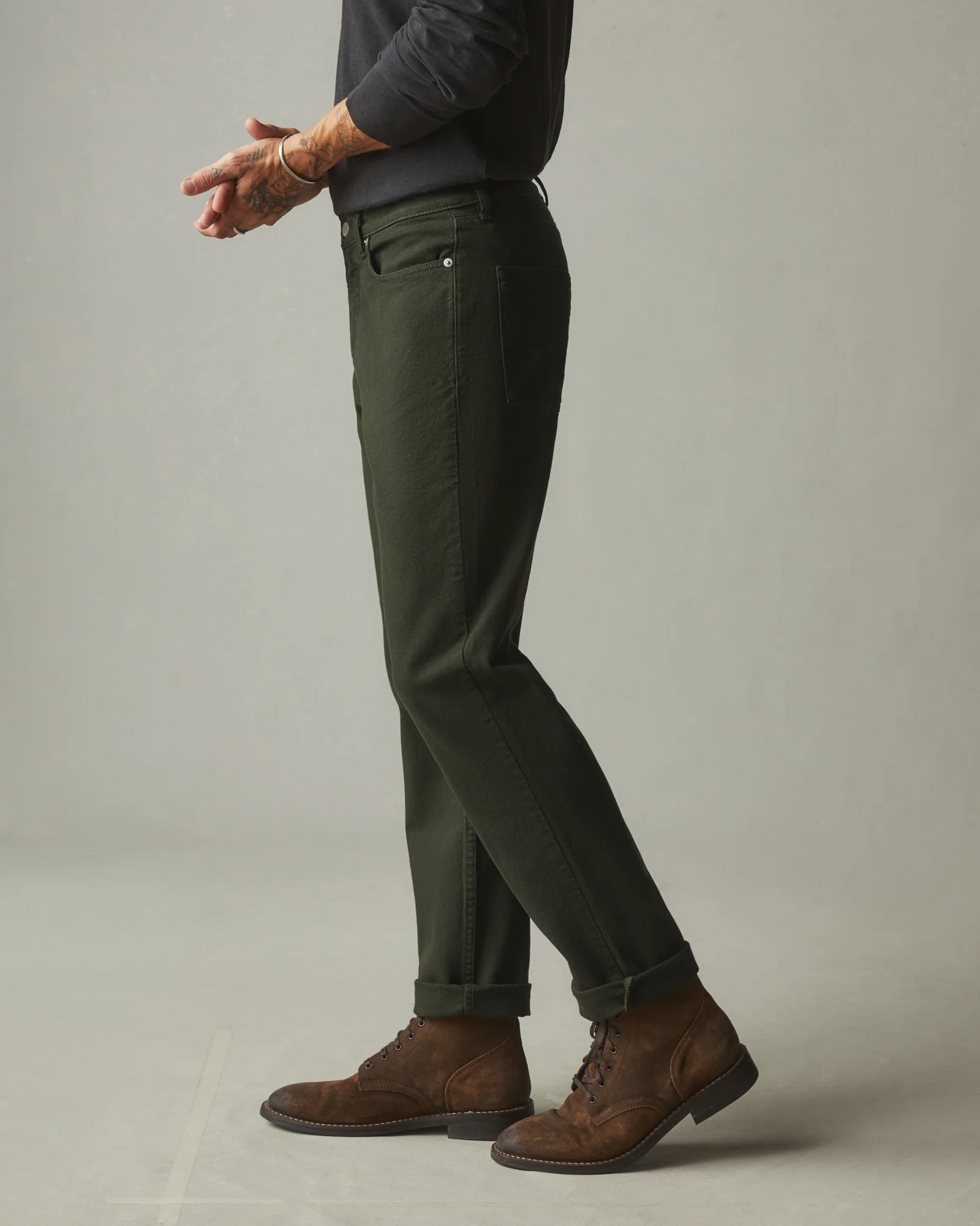 Men's Roughneck Pant Straight - Dark Elm - Image 2