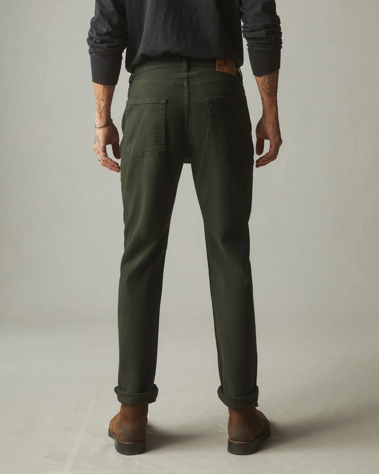 Men's Roughneck Pant Straight - Dark Elm - Image 3