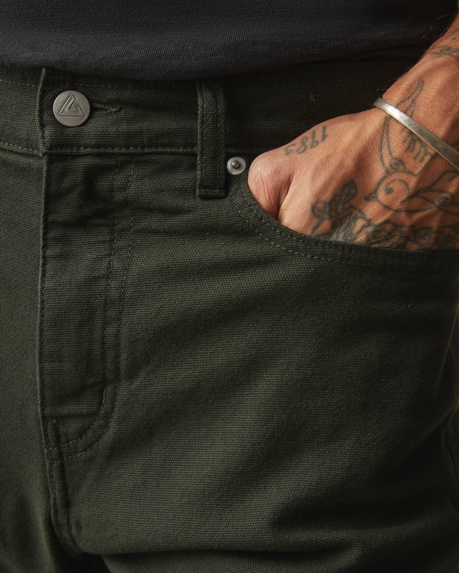 Men's Roughneck Pant Straight - Dark Elm - Image 4