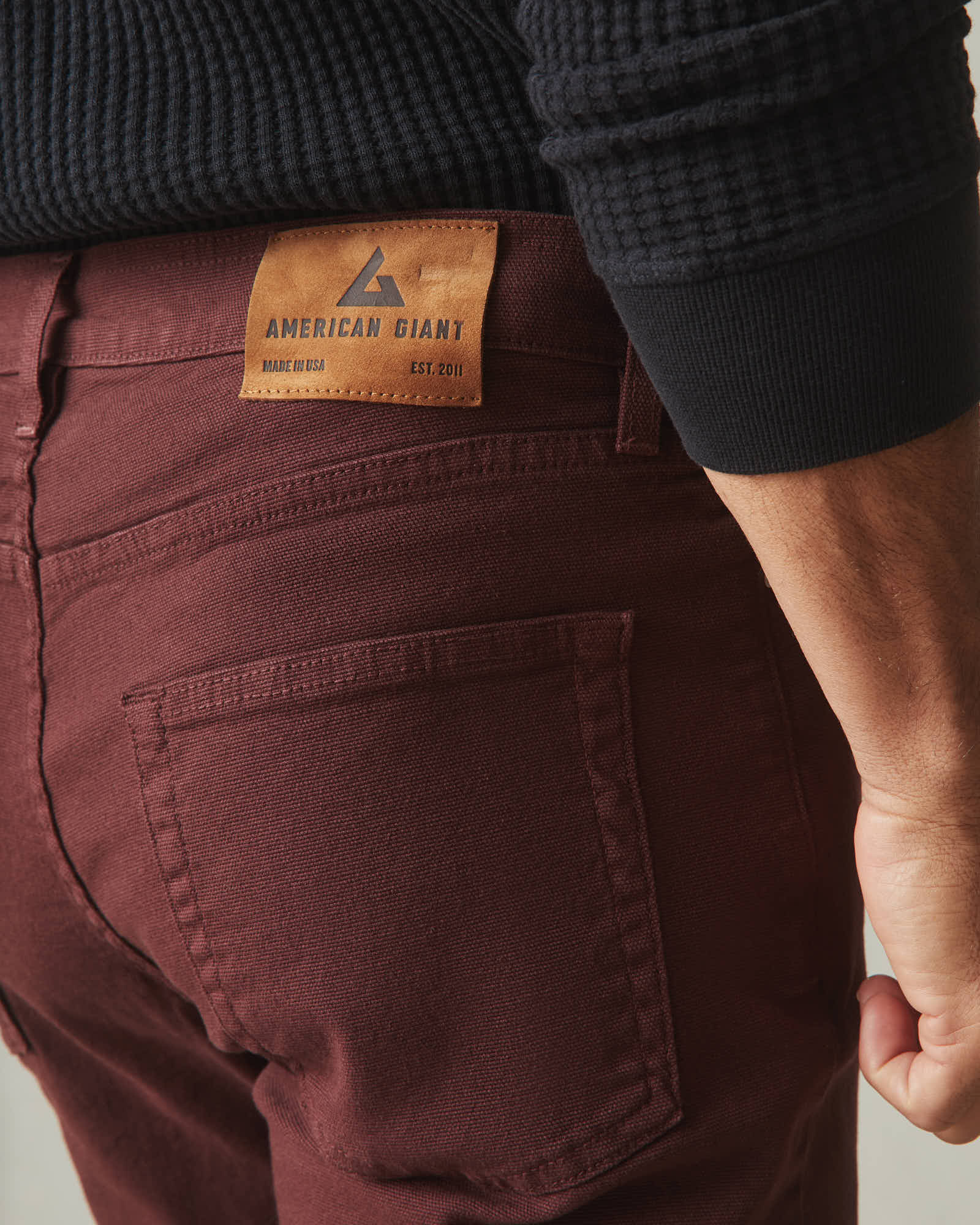 Men's Roughneck Pant - Rum Raisin - Image 4