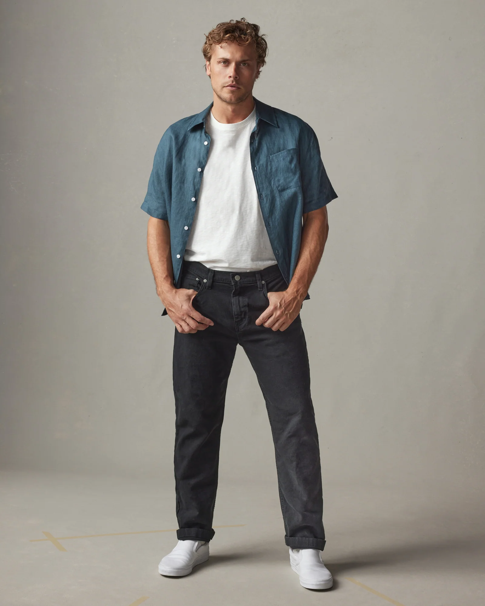Men's Roughneck Pant Straight - Super Black - Image 6