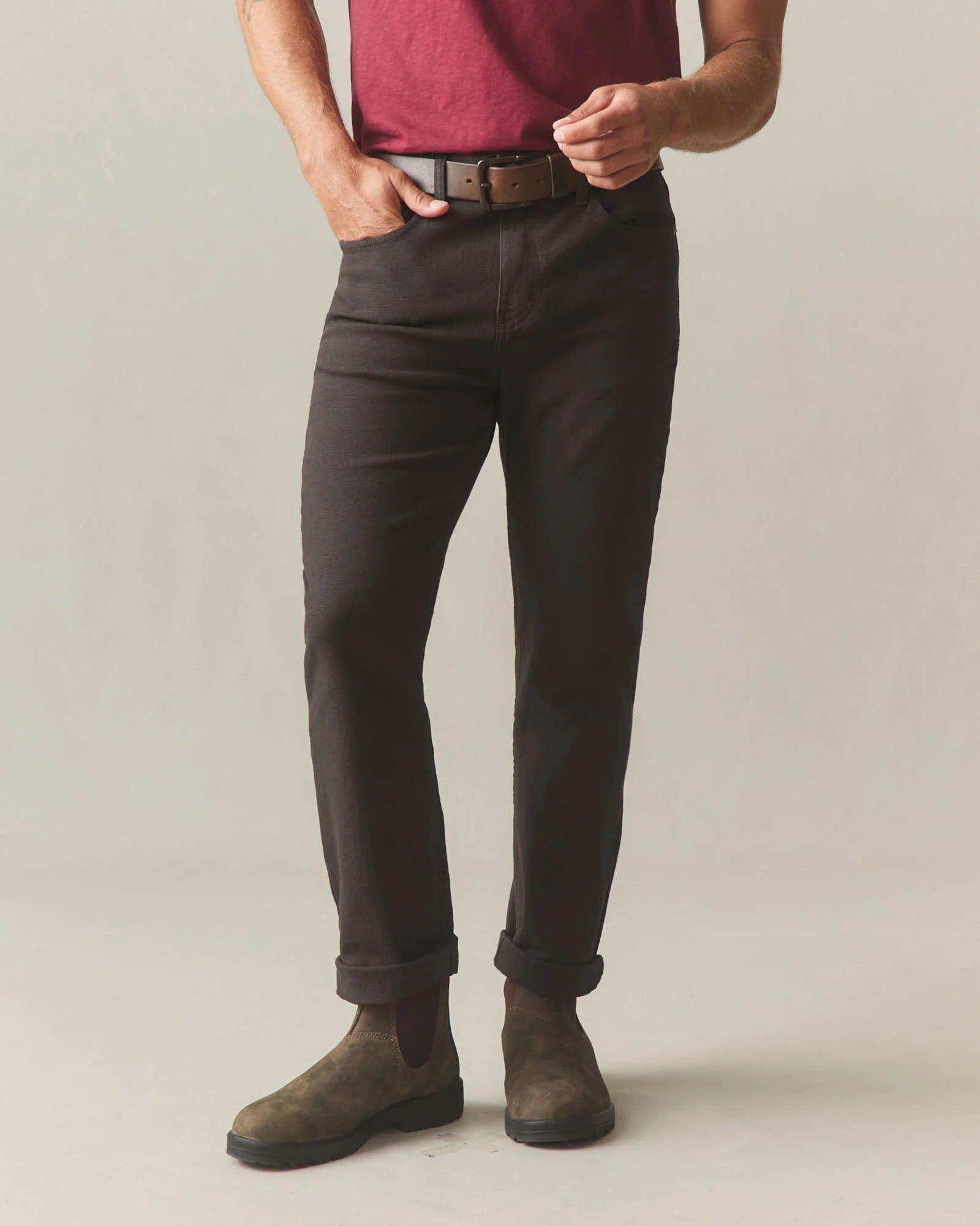 Men's Roughneck Pant Straight - Turkish Coffee - Image 2