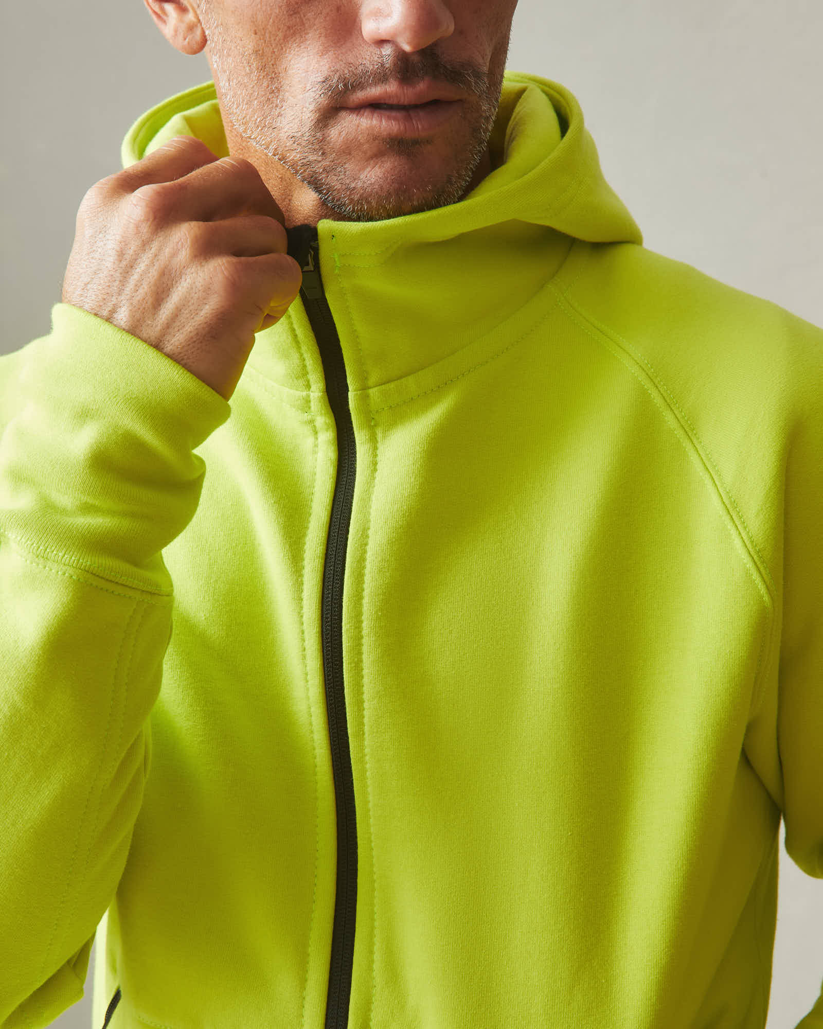 Men's Storm Full Zip - Electric Yellow - Image 3