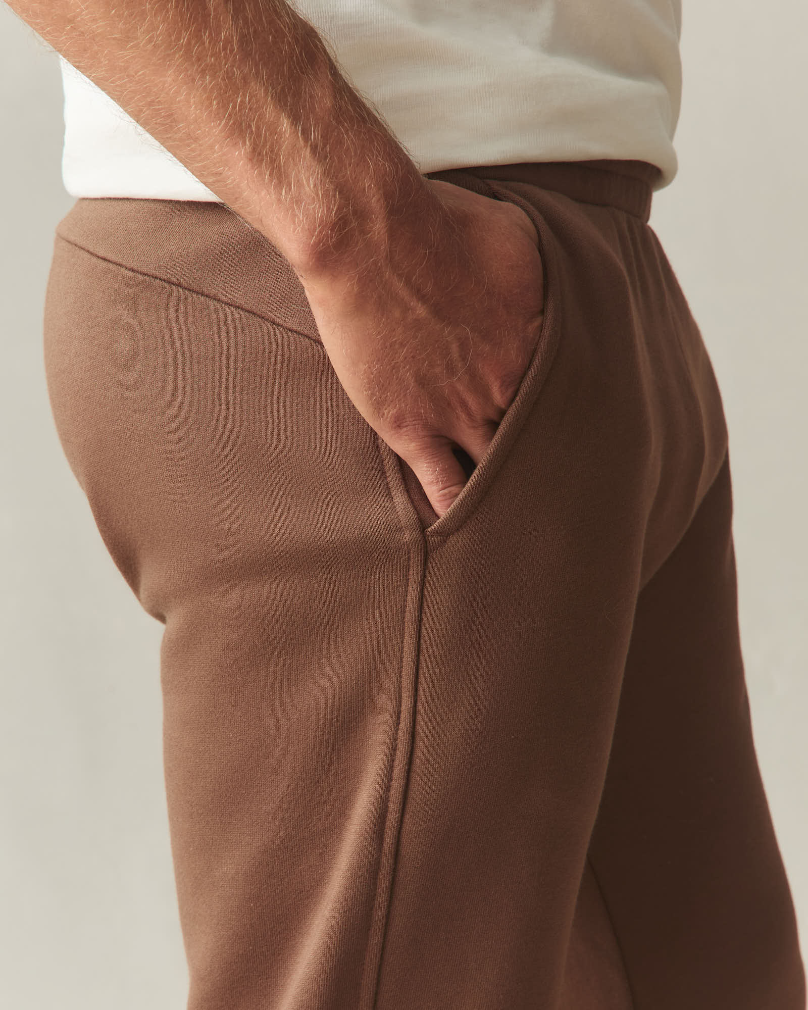 Men's Straight Sweatpant - Cocoa - Image 5
