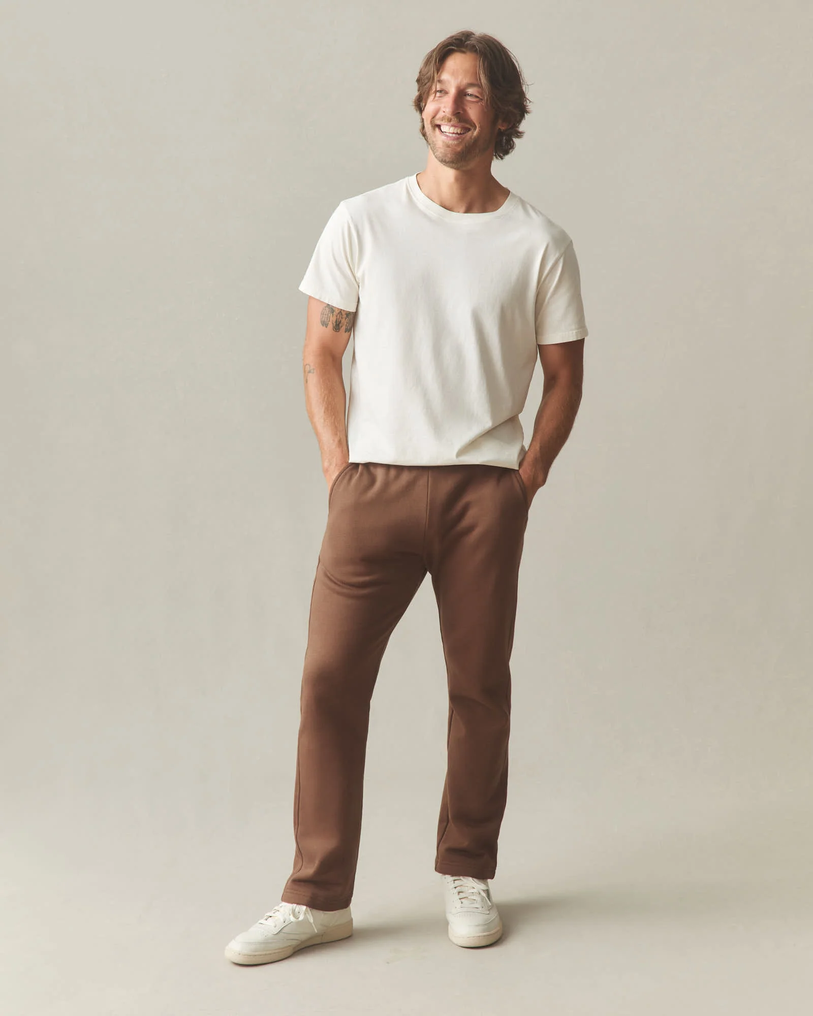 Men's Straight Sweatpant - Cocoa - Image 6