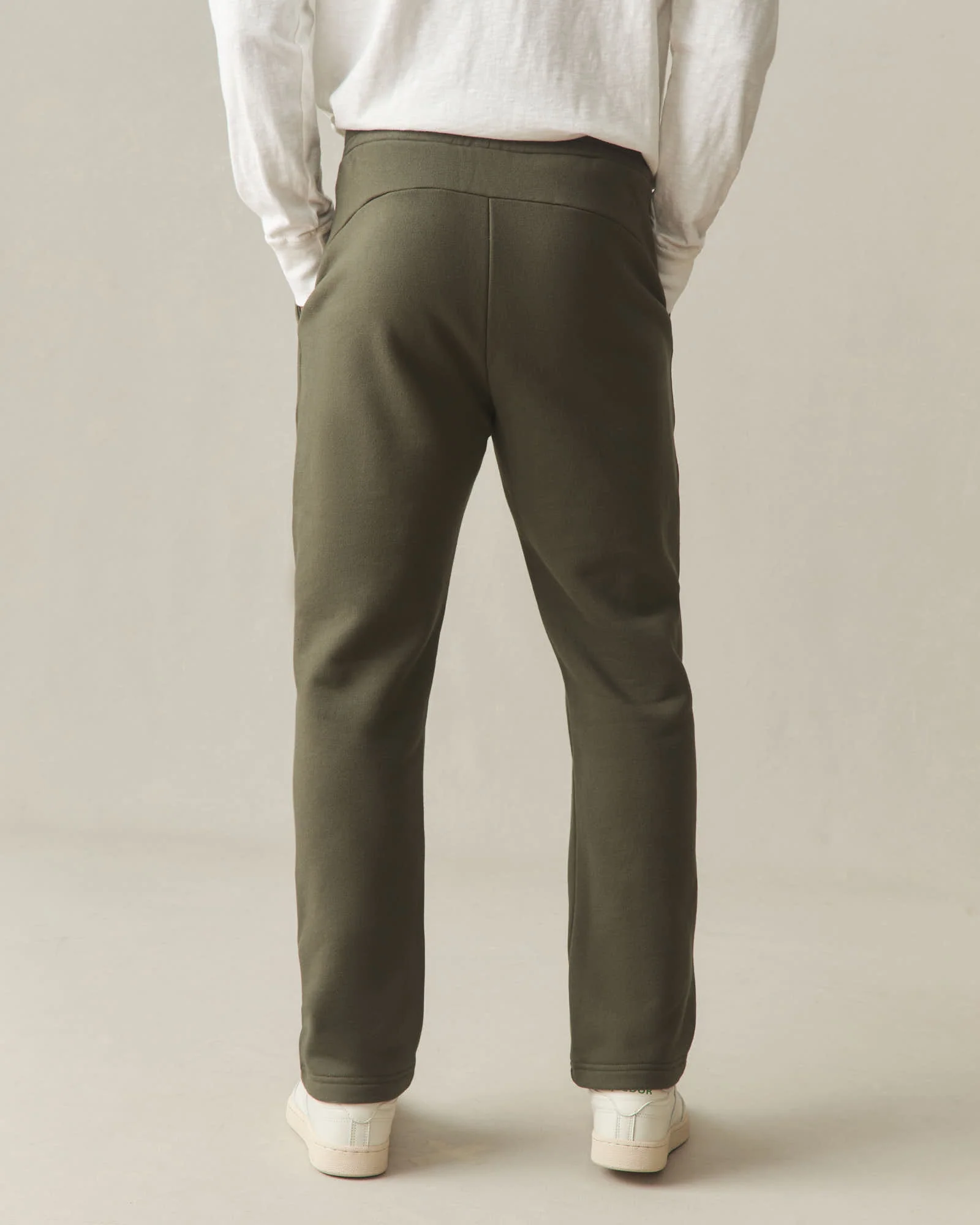 Men's Straight Sweatpant - Deep Olive - Image 4