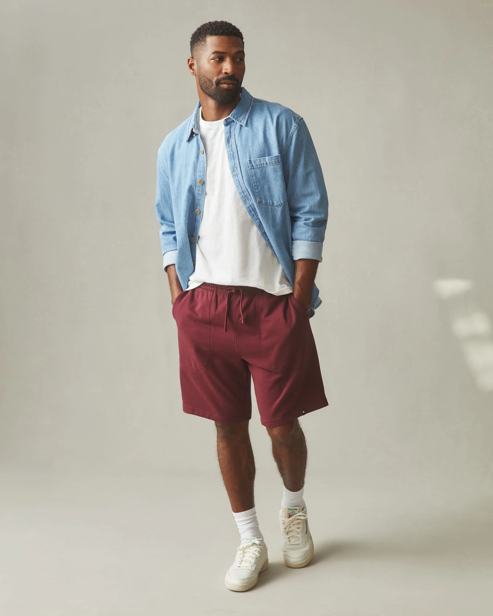 Men's Sweatshort - Zinfandel - Image 6
