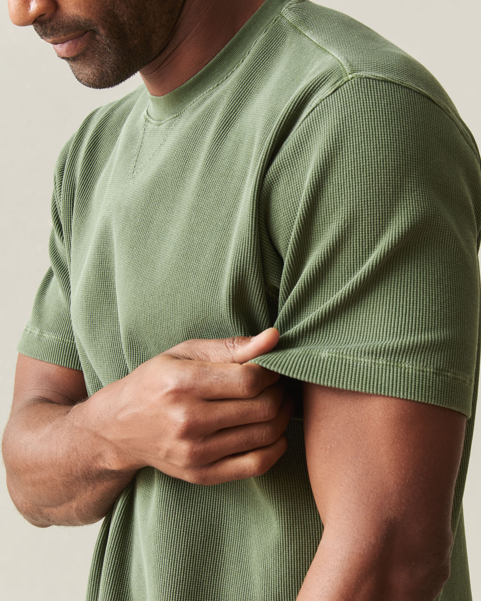 Men's Thermal Tee - Fern - Image 3