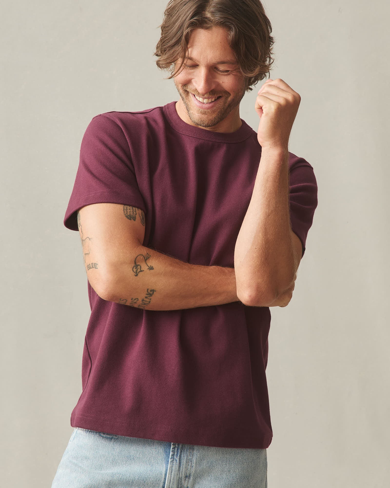 Men's Rib Tee - Black Amber - Image 3
