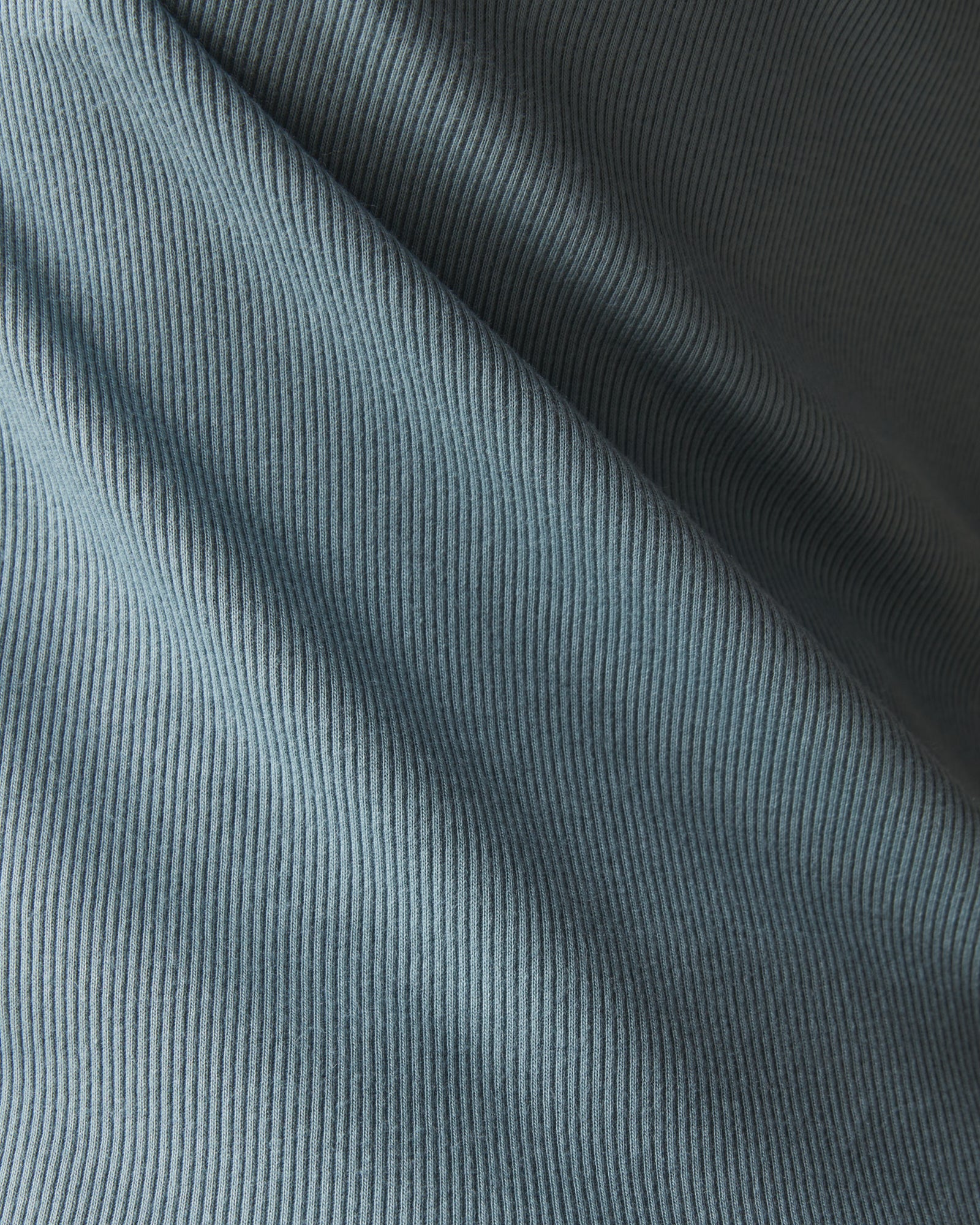 Women's Stretch Rib Crew Tee - Blue Stream - Image 3