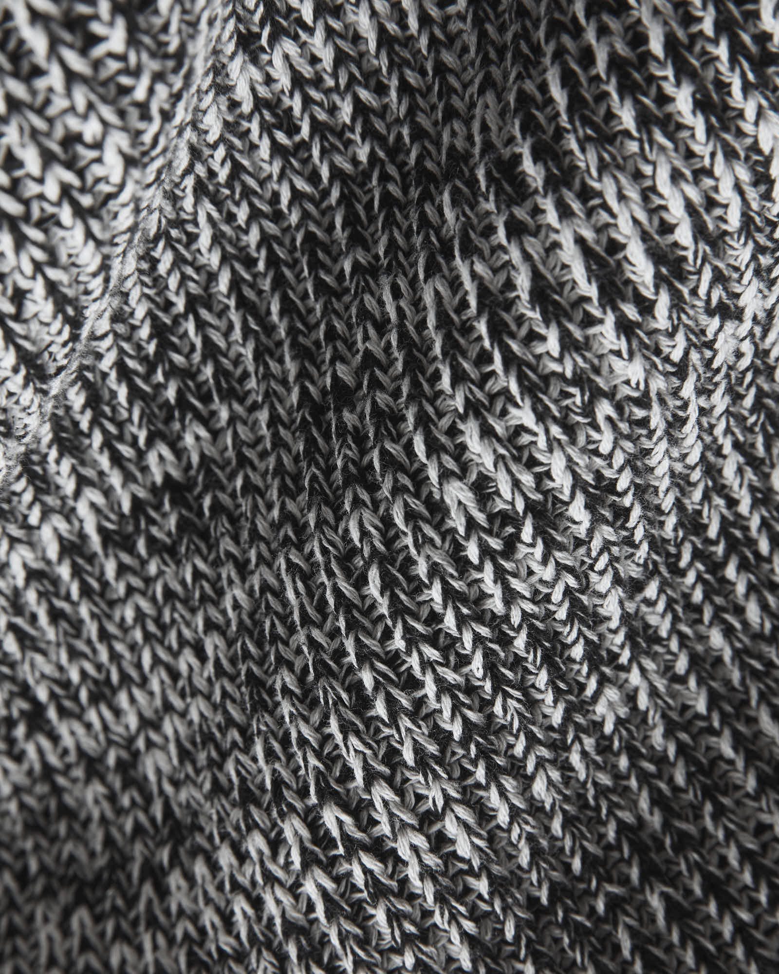 Sweater Scarf - Black Marled - Image 3