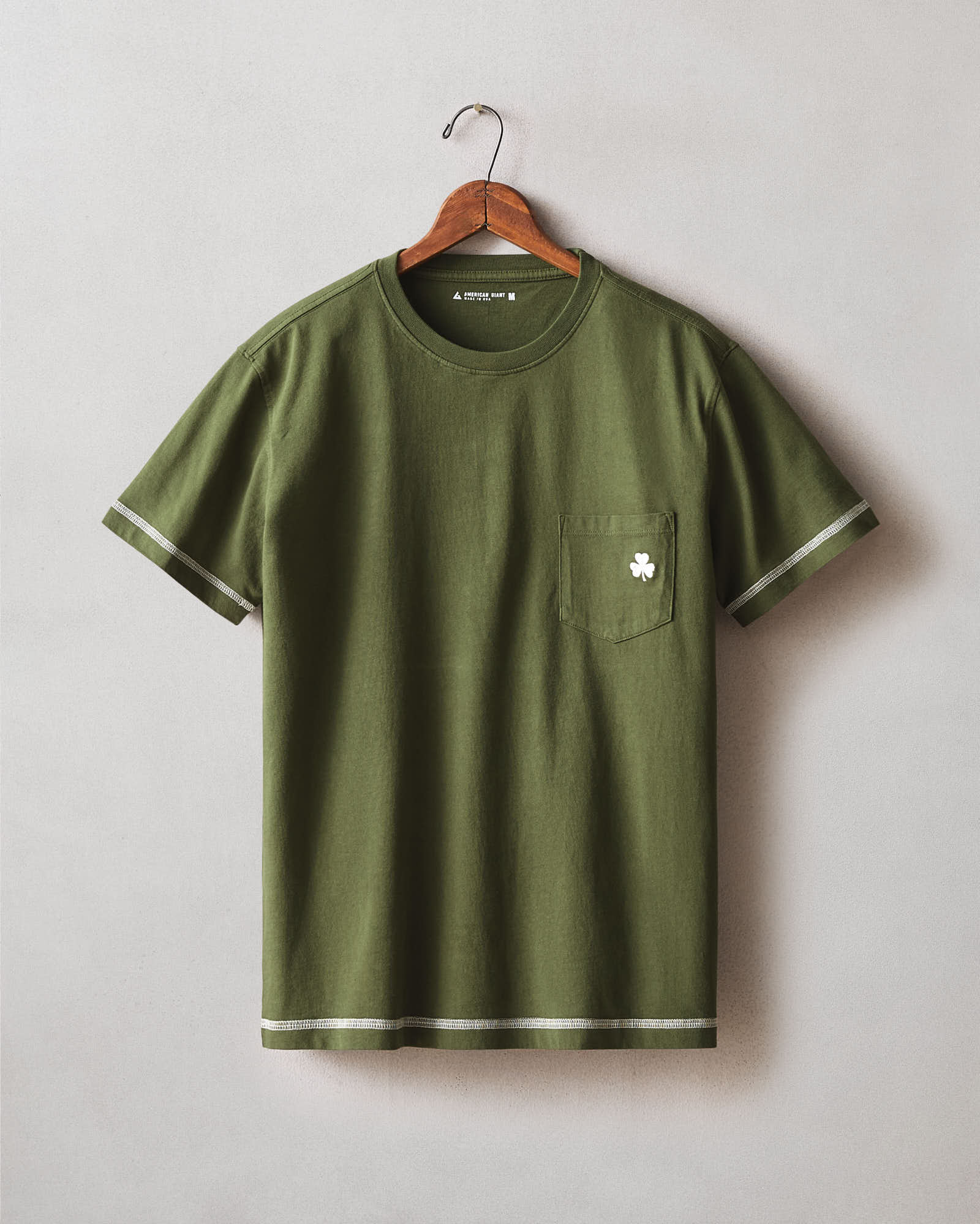 Unisex St. Patrick's Pocket Tee - Rifle Green