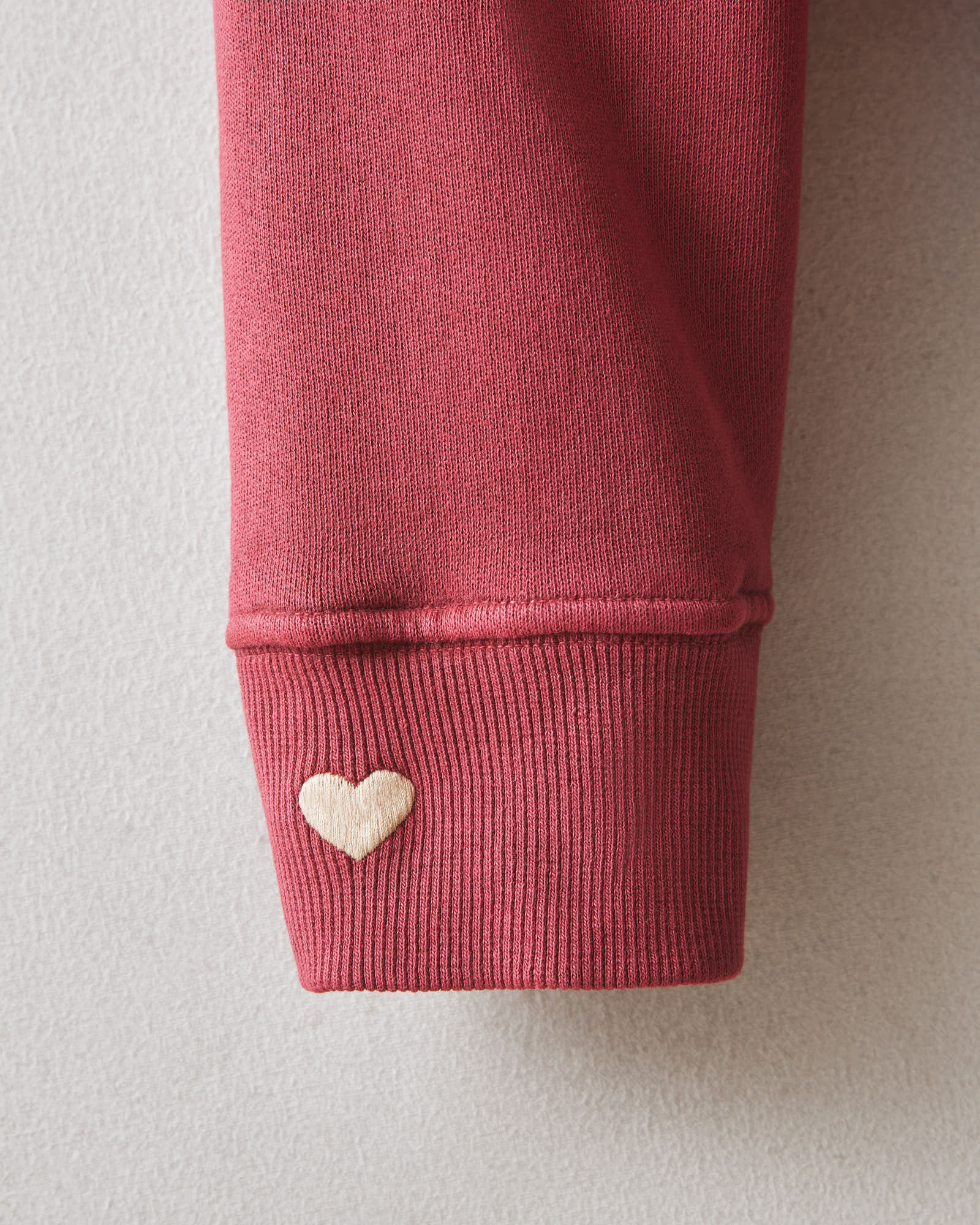 Unisex Relaxed French Terry Crew Sweatshirt - Valentine's Day - Bonfire Red - Image 8