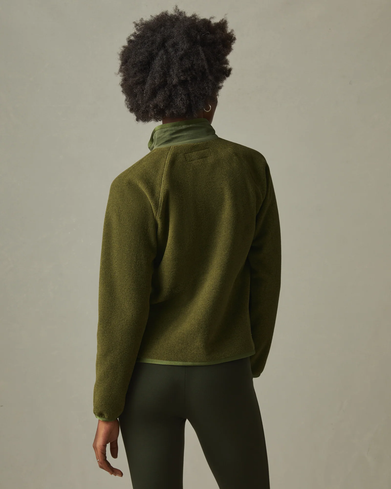 Women's Active Fleece Full Zip - Moss - Image 3