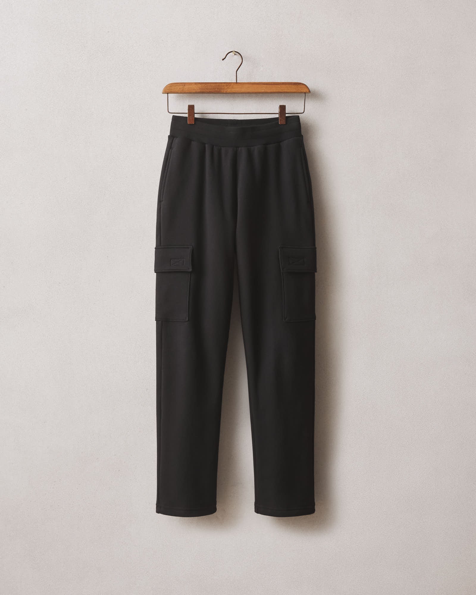 Women's Cargo Straight Sweatpant - Black - Image 6