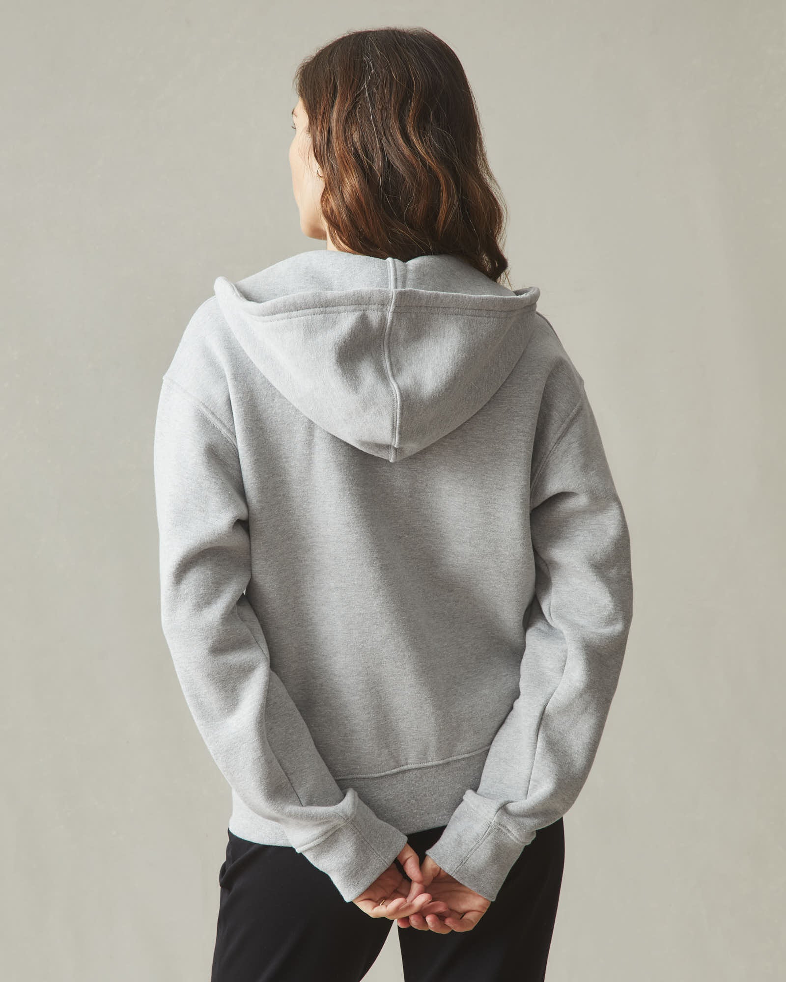 Women's Midweight Full Zip - Athletic Heather - Image 6