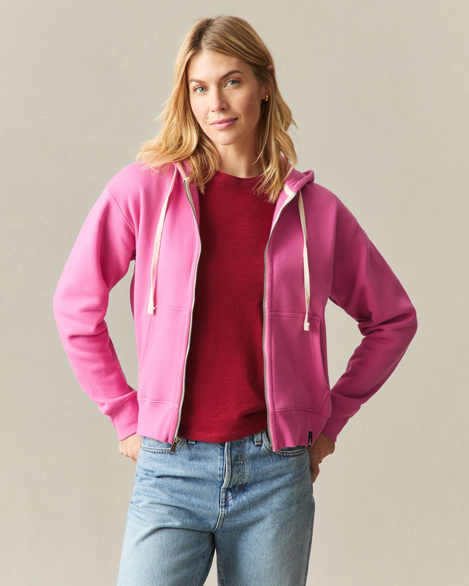 Women's Midweight Full Zip - Gin Fizz - Image 2
