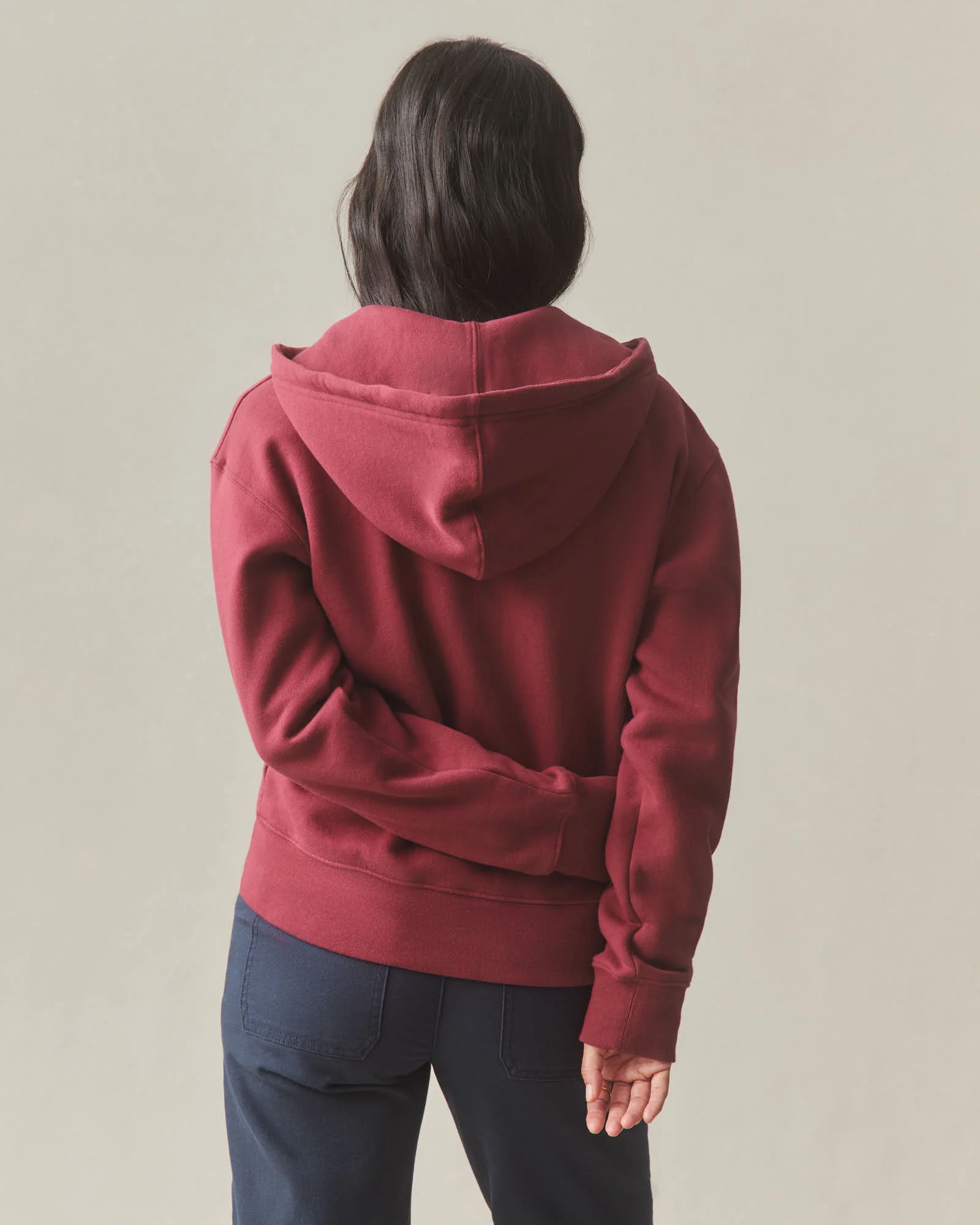 Women's Midweight Full Zip - Holly Berry - Image 5
