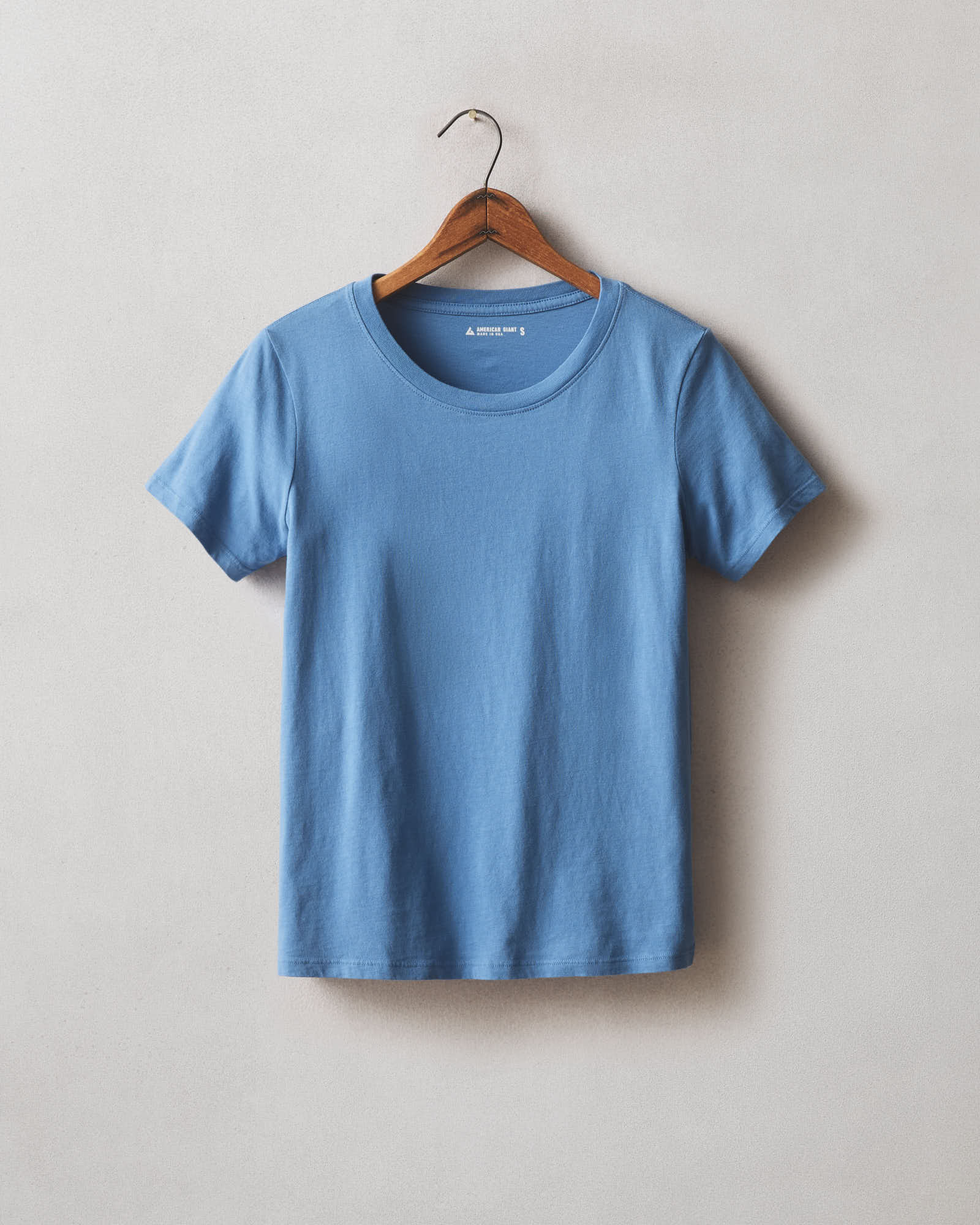 Women's Classic Cotton Crew Tee - Bright Cobalt