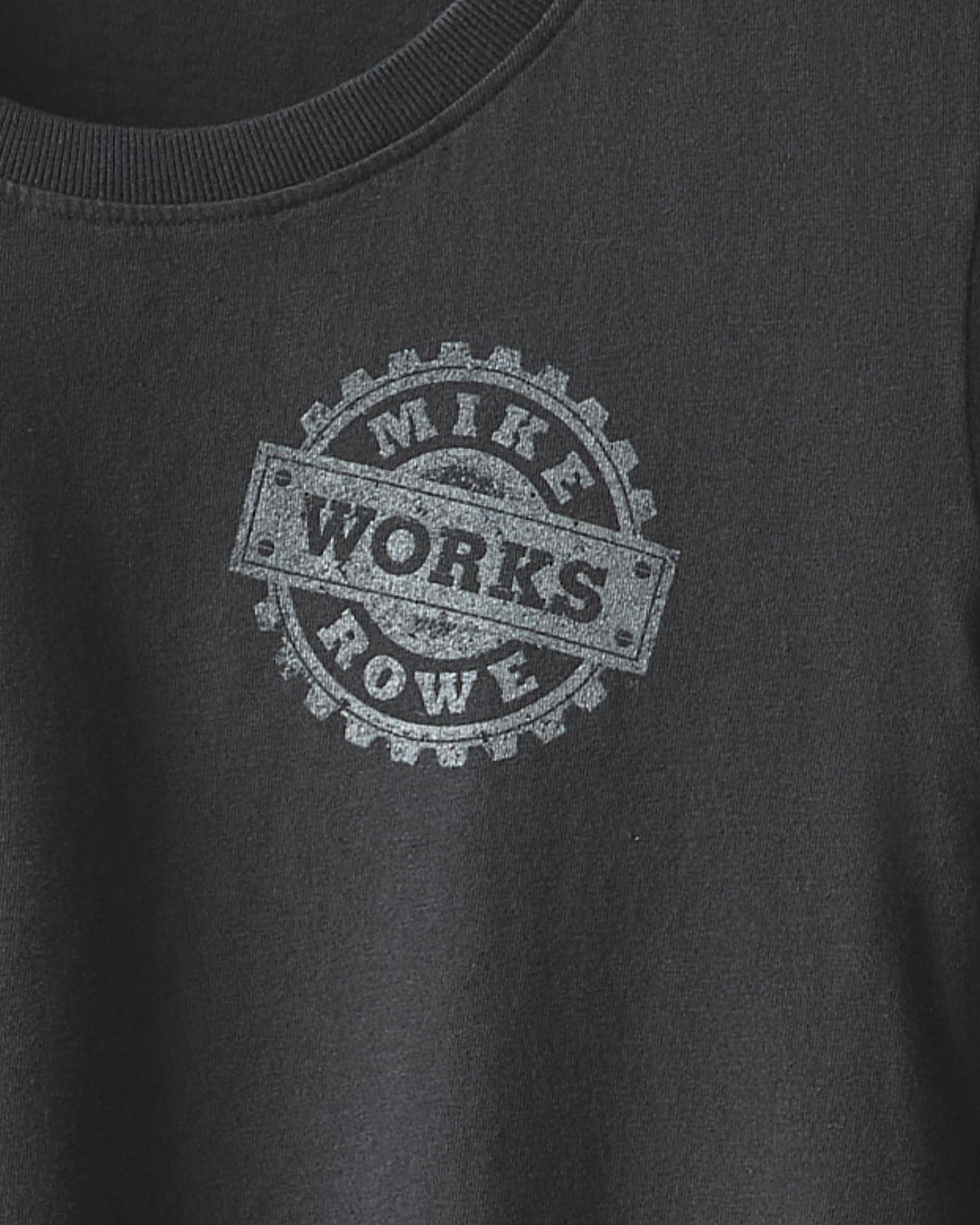 Women's Classic Cotton Crew Tee - Mike Rowe - Black - Image 2