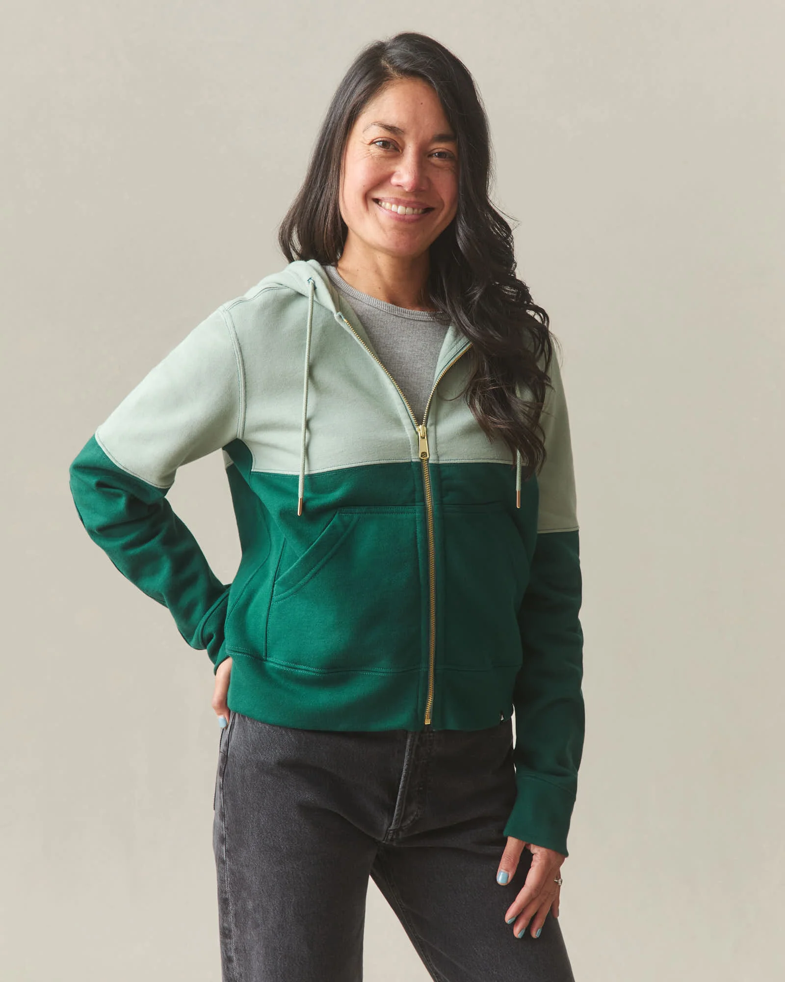 Women's Classic Full Zip 2.0 Split Seam Vault - Botanical Garden Green Milieu - Image 3