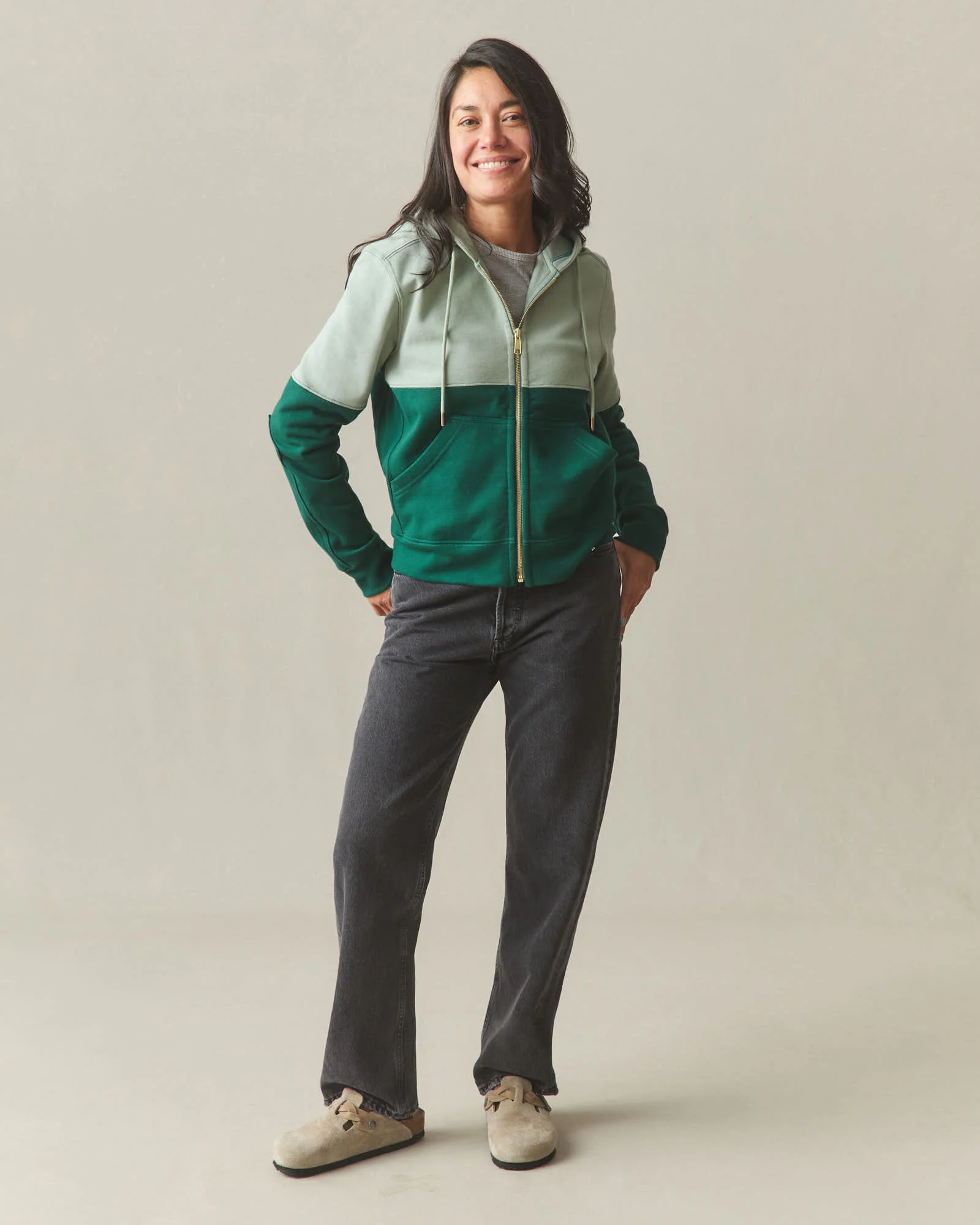 Women's Classic Full Zip 2.0 Split Seam Vault - Botanical Garden Green Milieu - Image 7