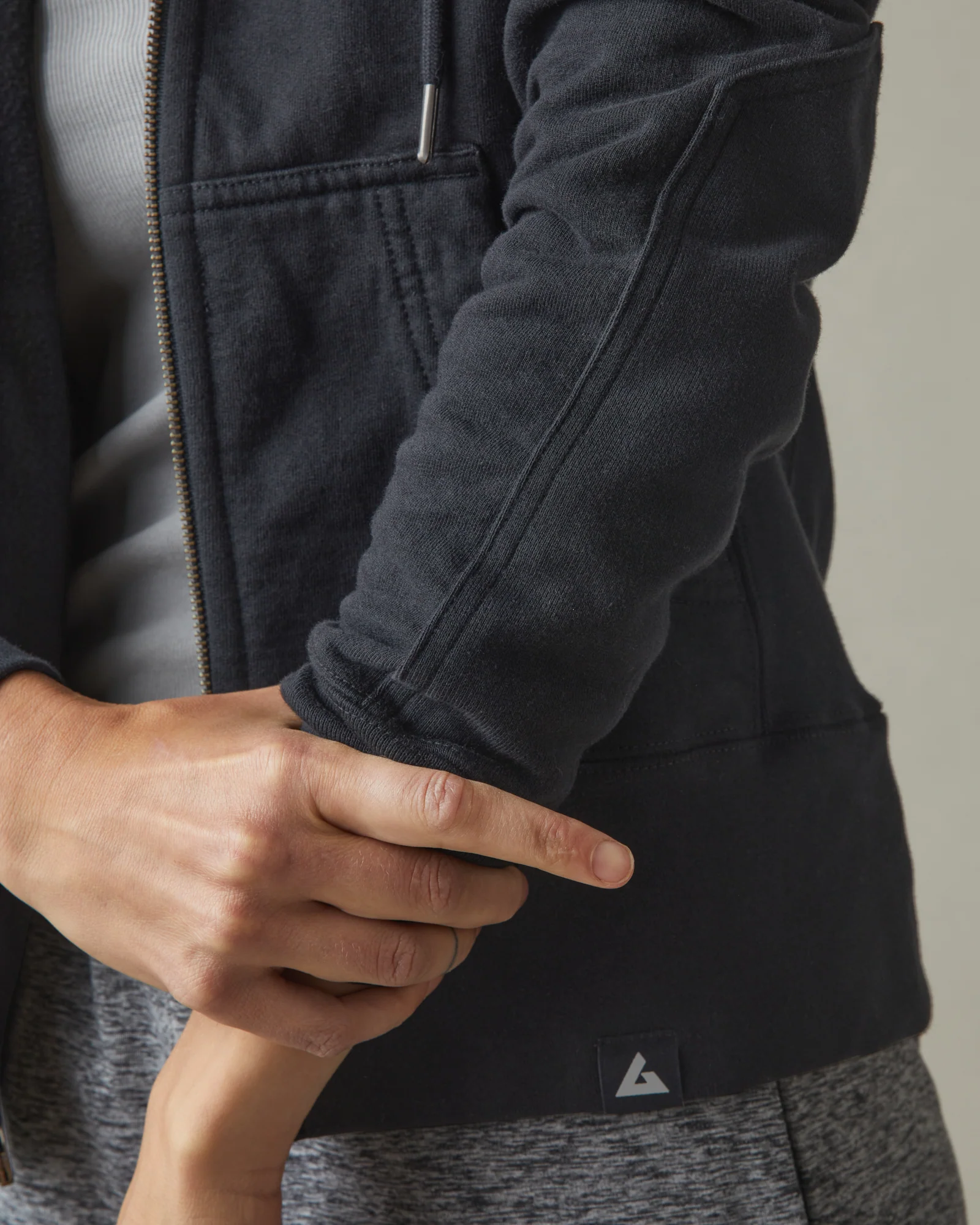 Women's Classic Full Zip - Black - Image 5