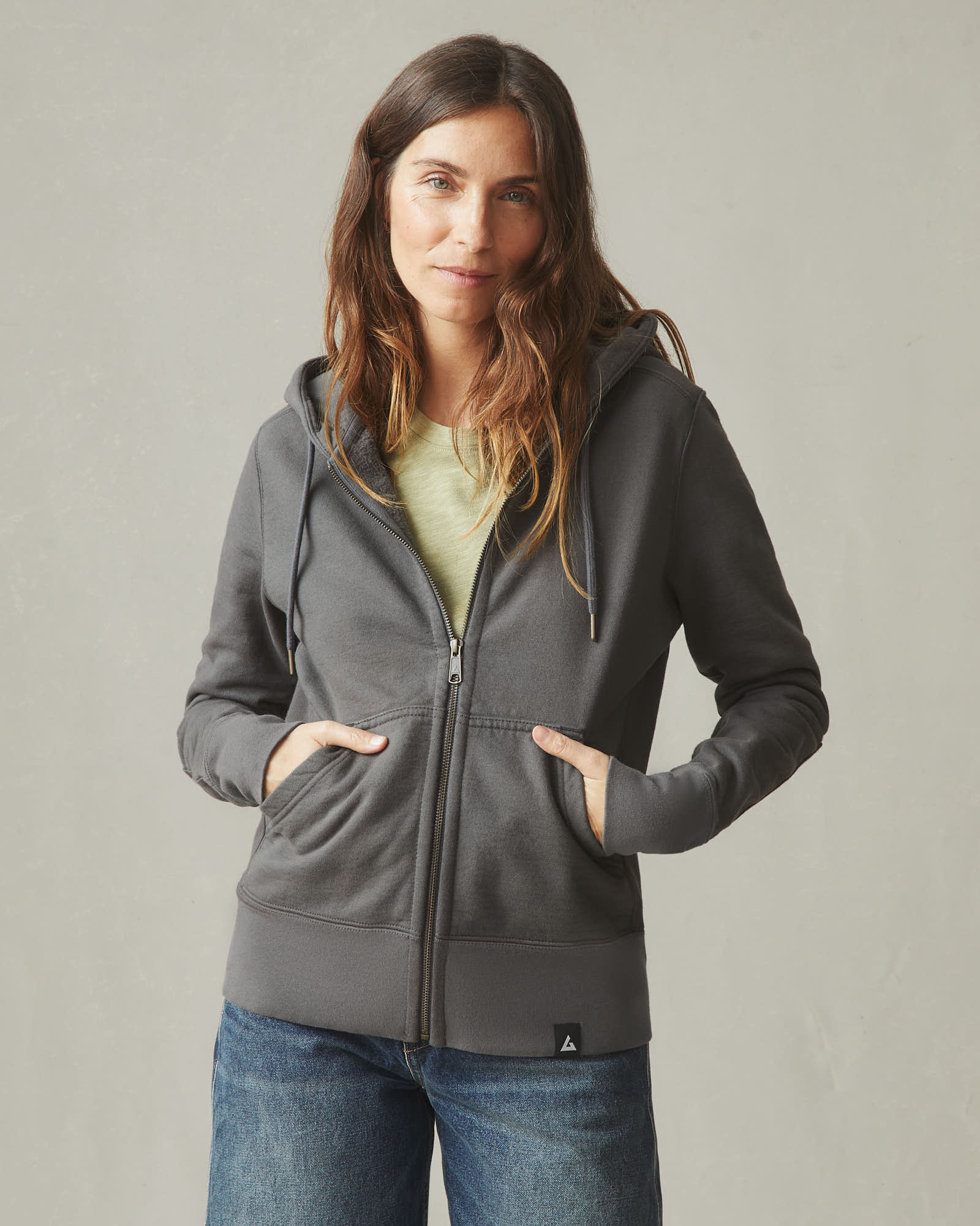 Women's Classic Full Zip - Dark Charcoal - Image 2