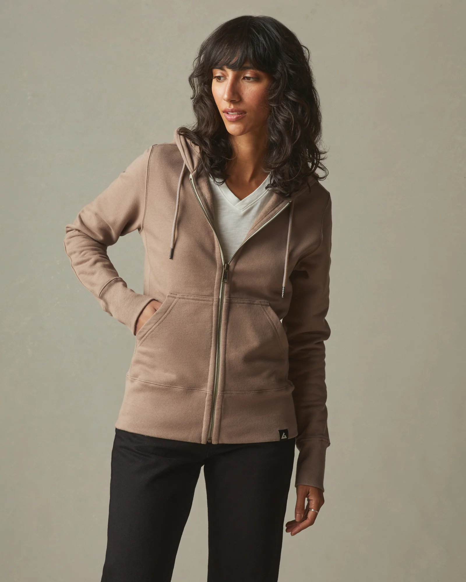 Women's Classic Full Zip - Pine Bark