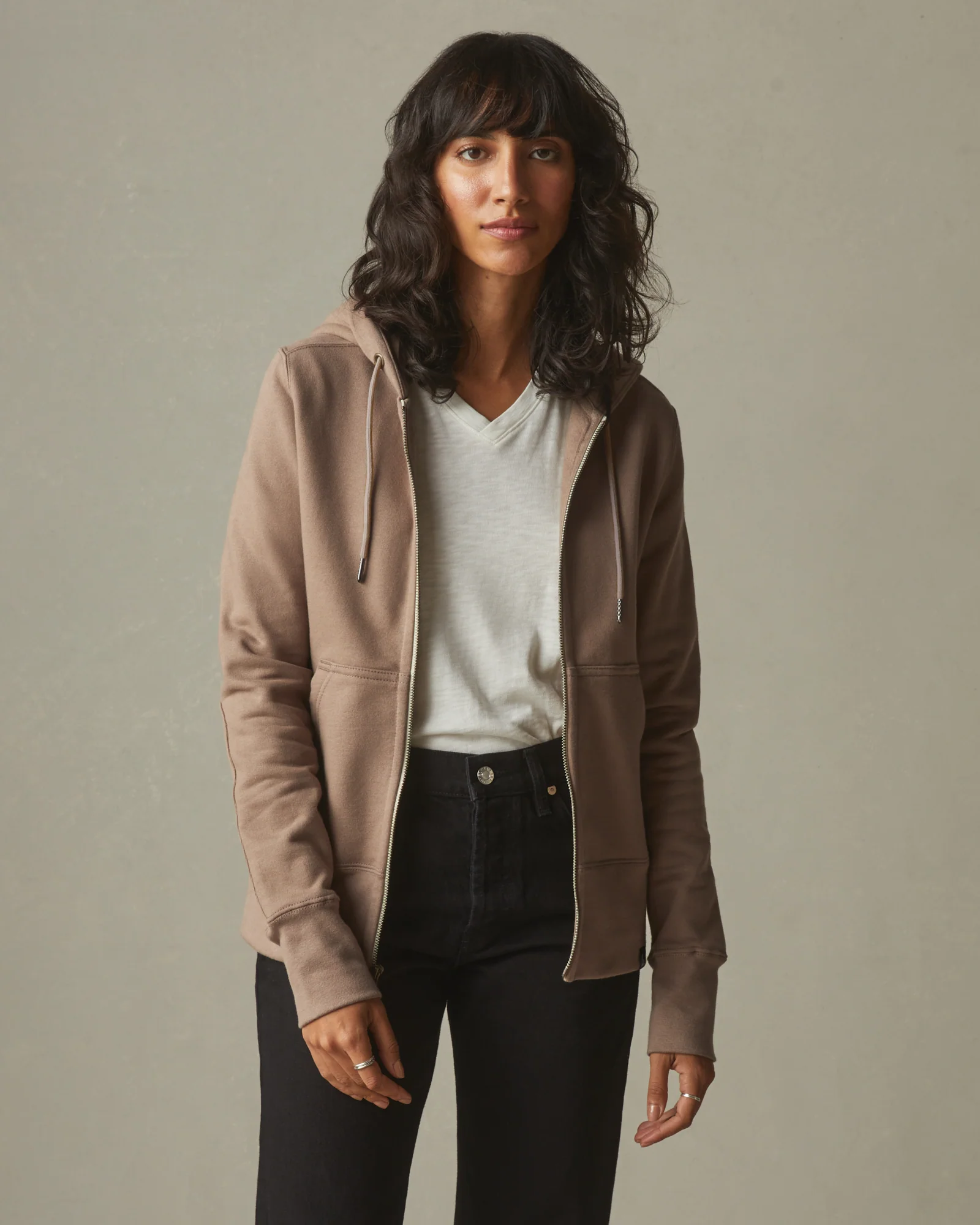Women's Classic Full Zip - Pine Bark - Image 2