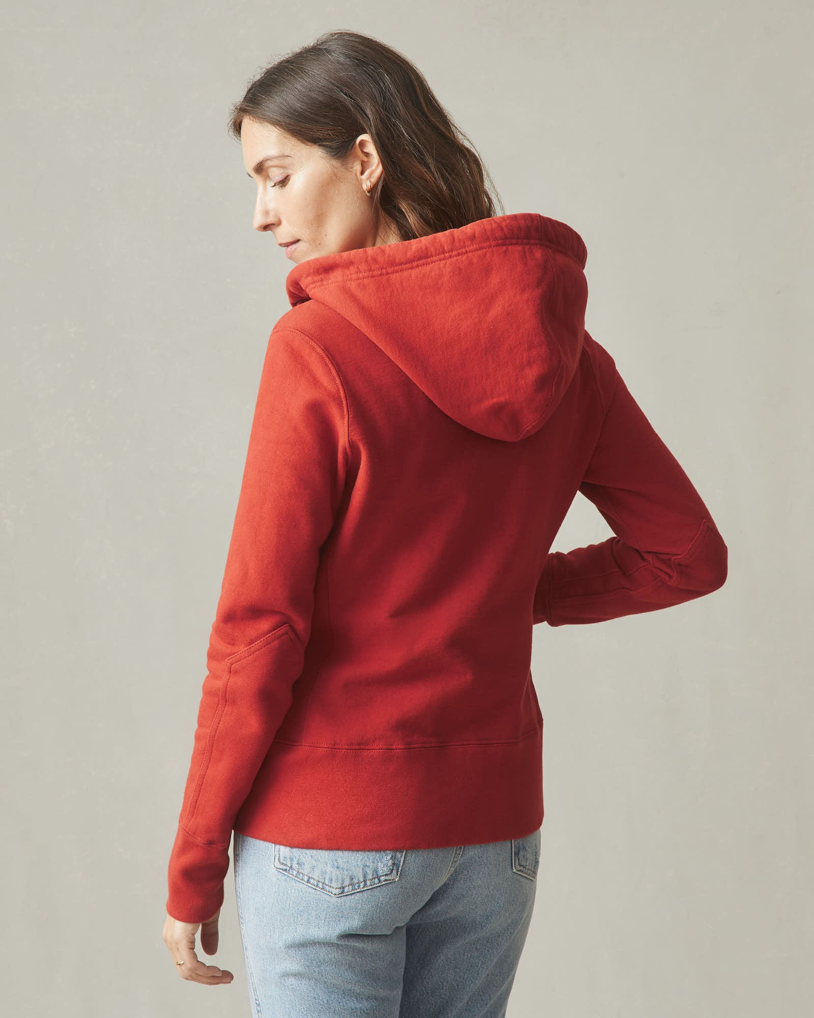 Women's Classic Full Zip - Tiger Lily - Image 3