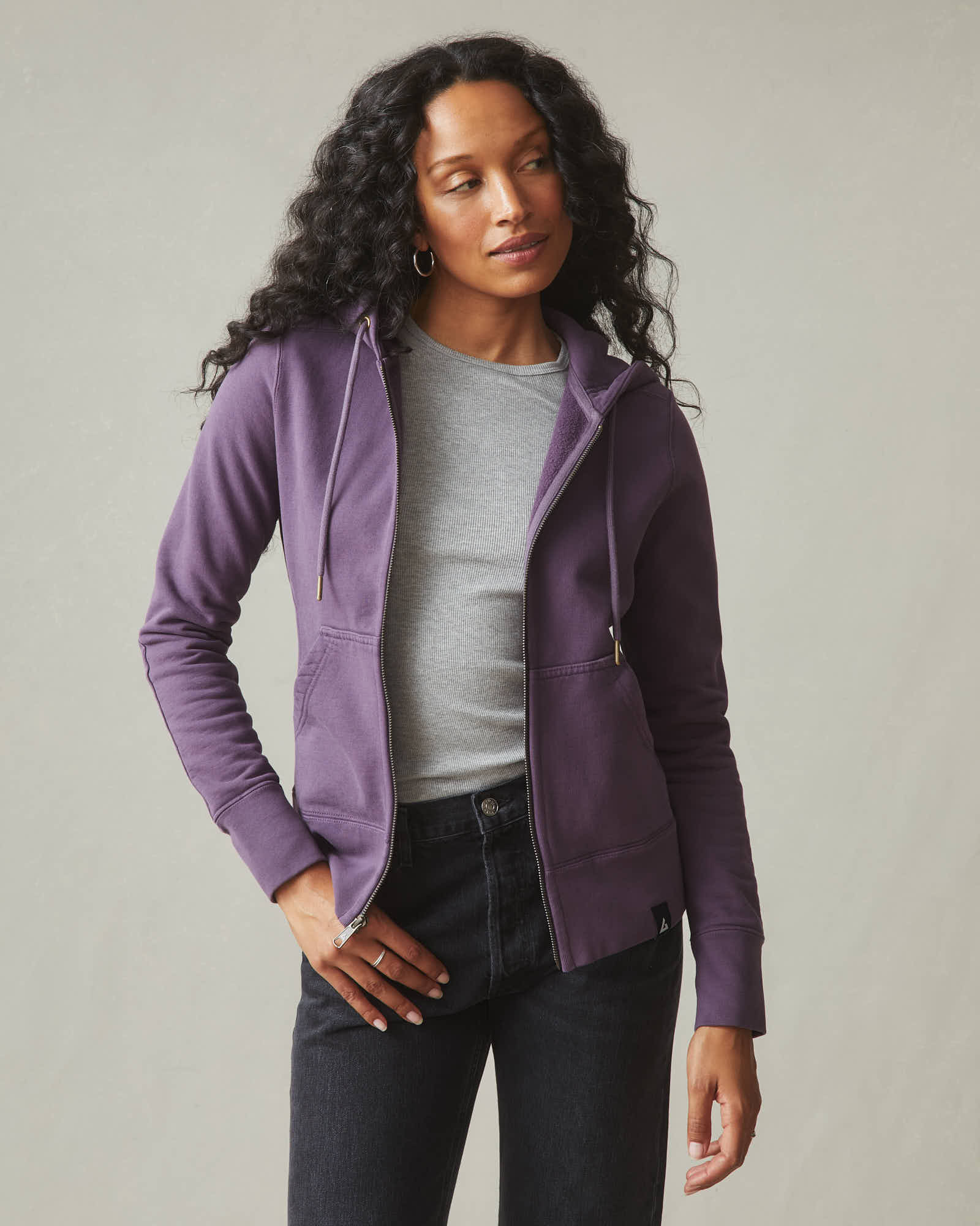 Women's Classic Full Zip - Vintage Violet - Image 4