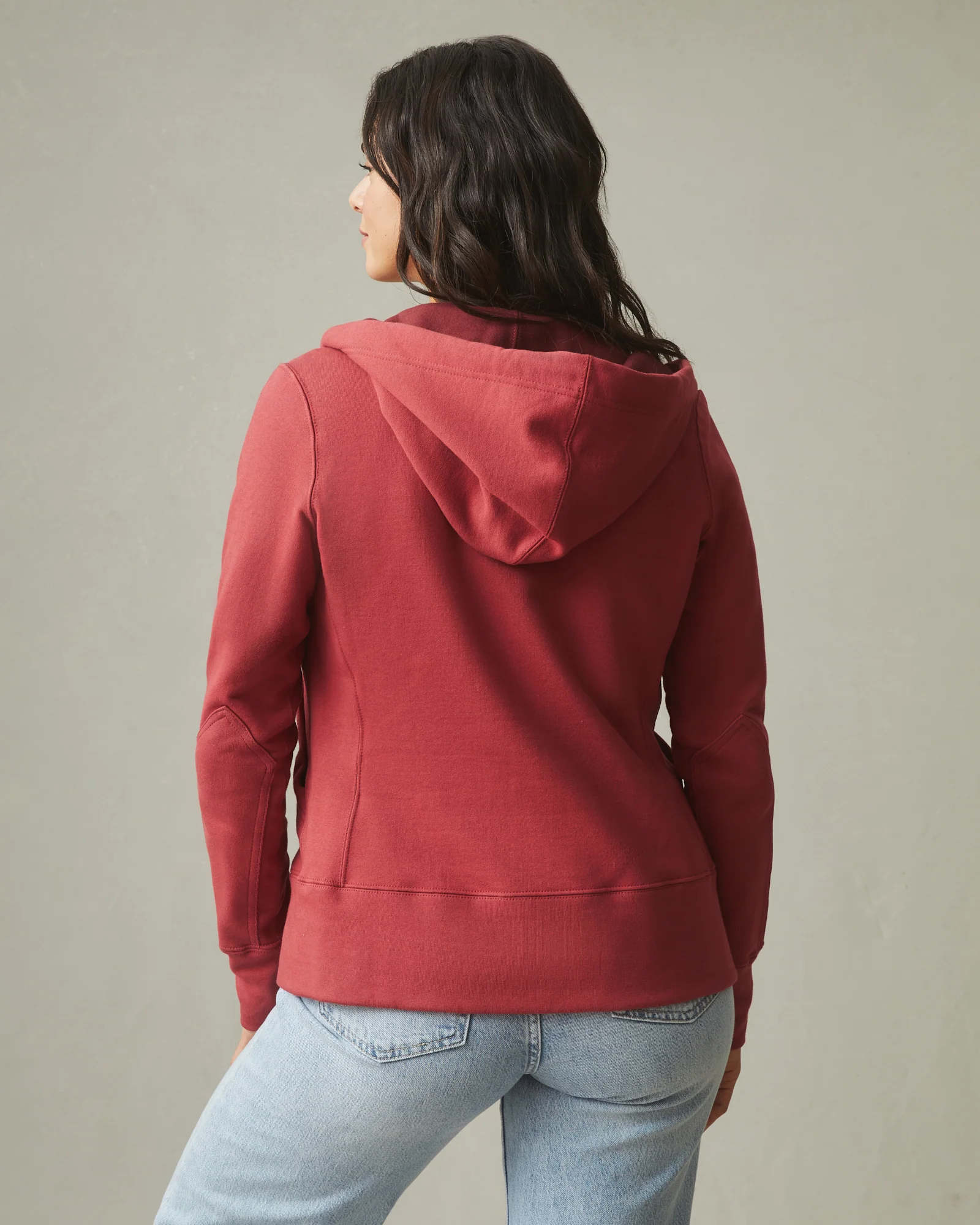 Women's Classic Full Zip - Valentines - Washed Red - Image 4