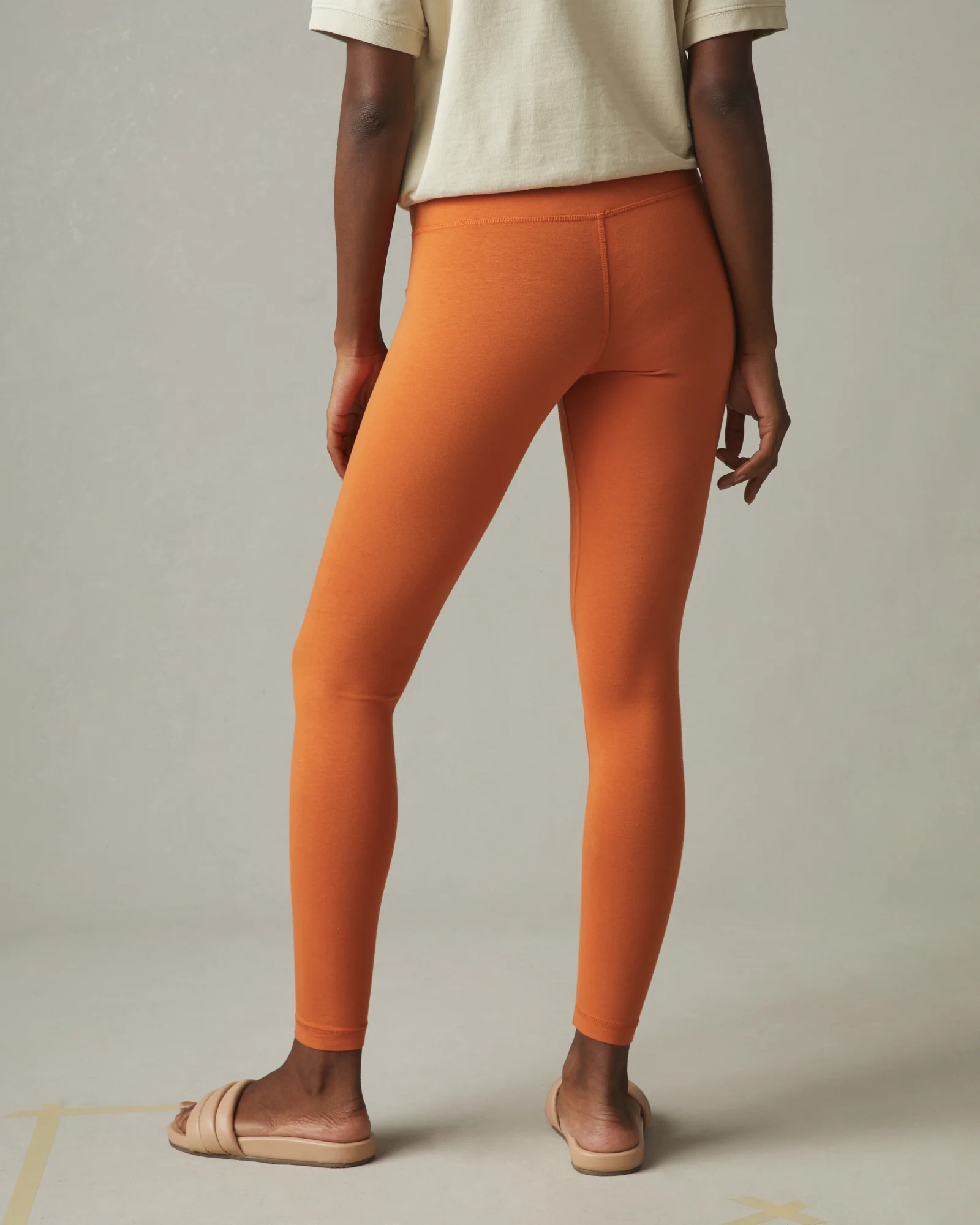 Women's Cotton Stretch Legging - Henna - Image 3