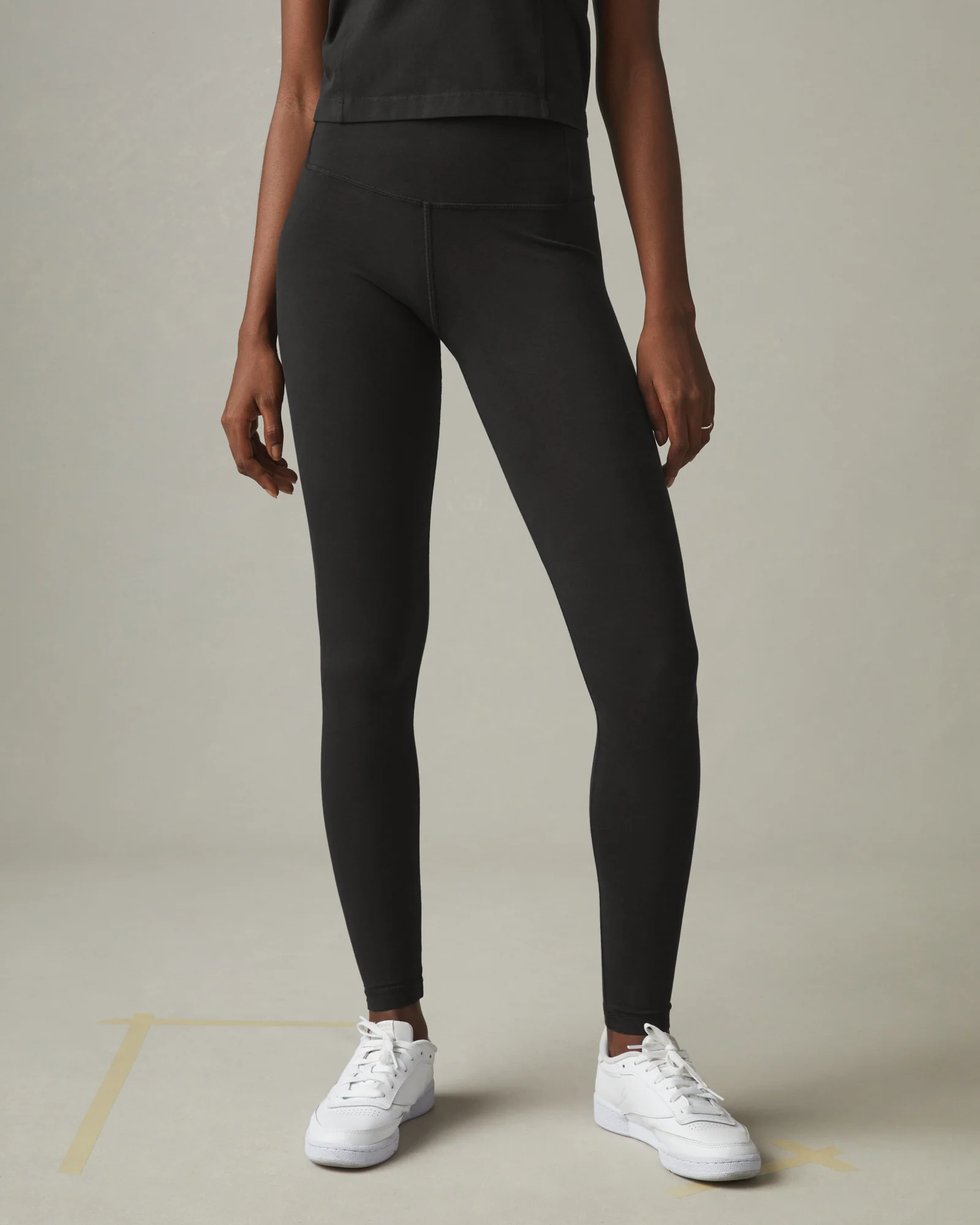 Women's Cotton Stretch Legging - Meteorite
