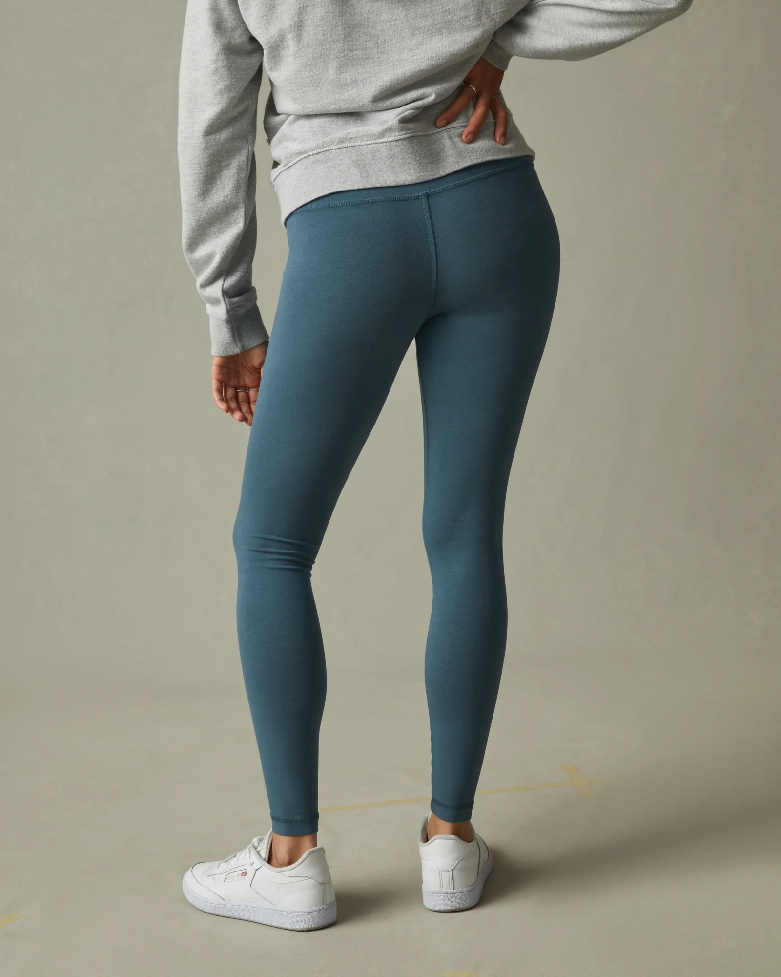 Women's Cotton Stretch Legging - Winter Sky - Image 3