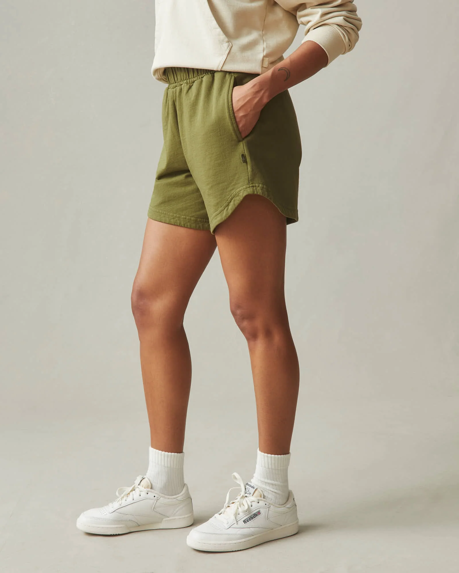 Women's Curved Hem Short - Capulet Olive - Image 3