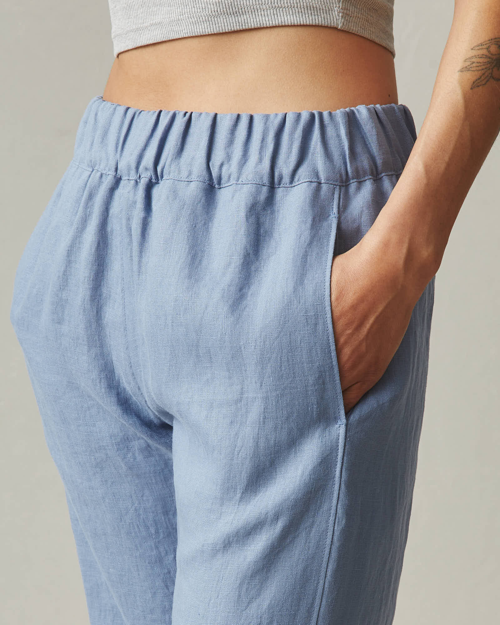 Women's Linen Pant - Beach Horizon - Image 2