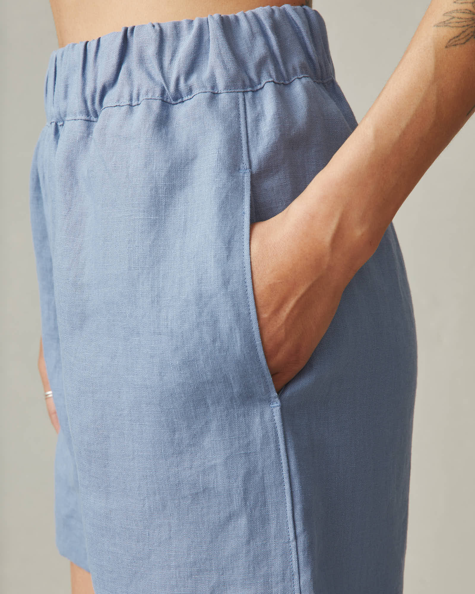 Women's Linen Short - Beach Horizon - Image 2