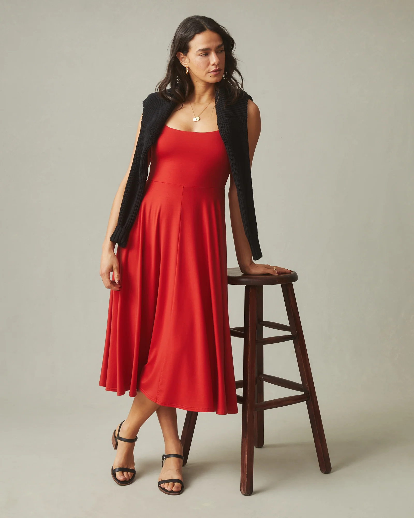 Women's Flex Dress - Crimson - Image 5