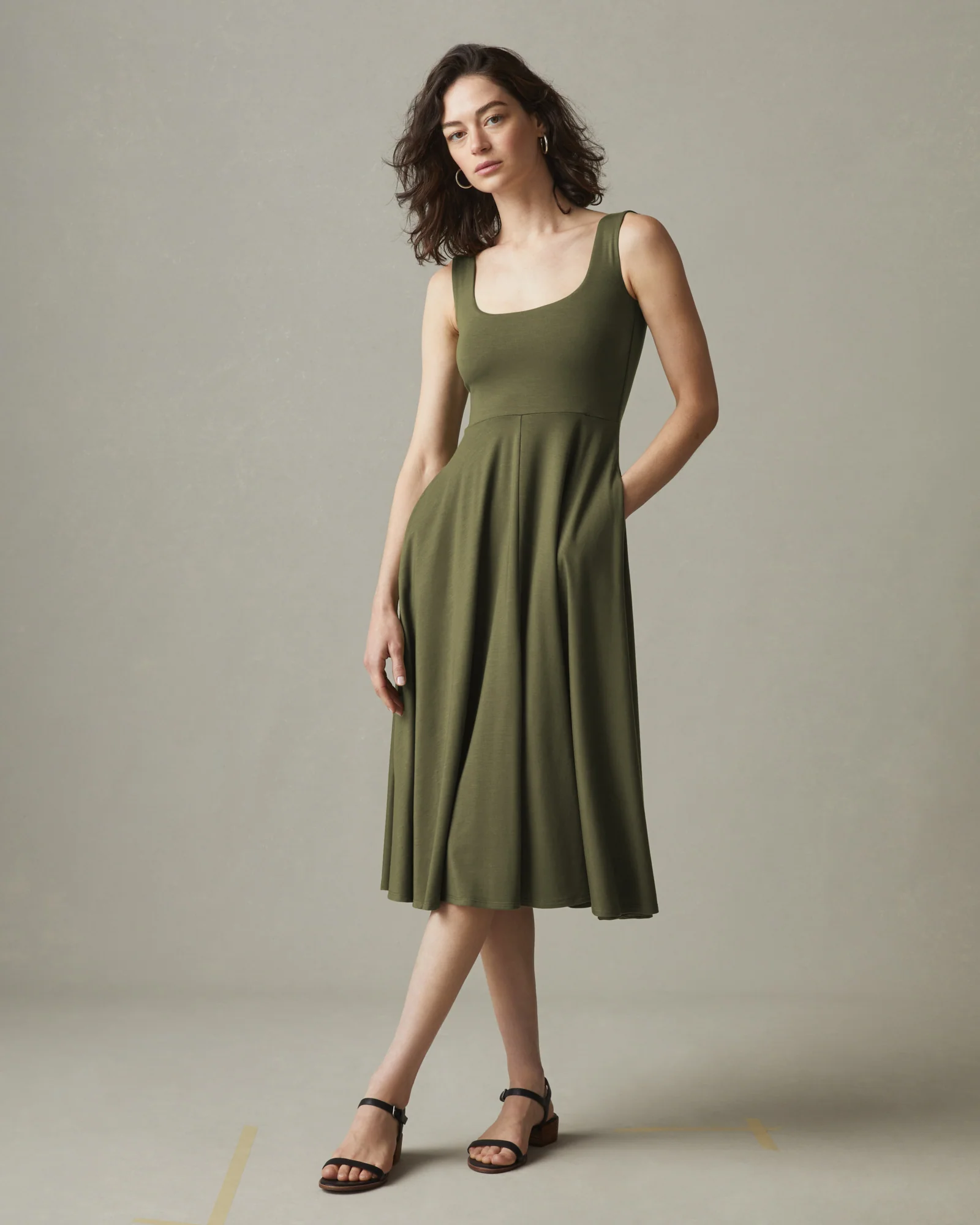 Women's Flex Dress - Moss